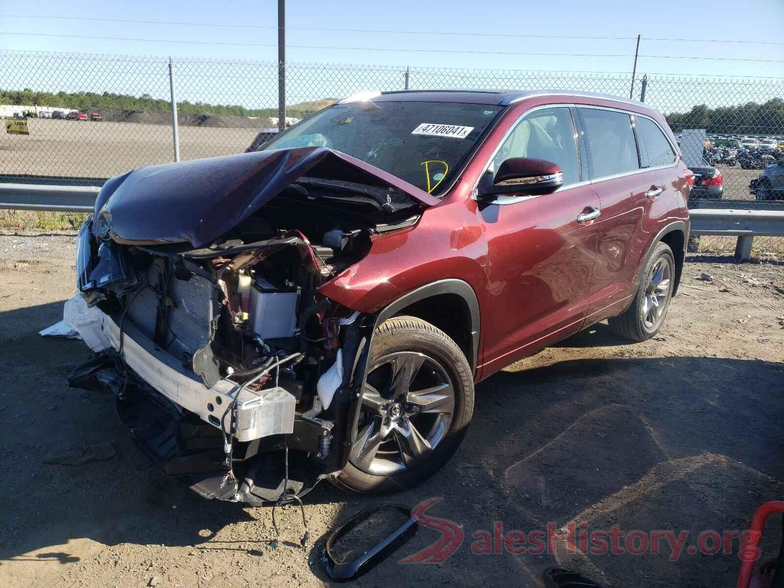 5TDDZRFH3KS982681 2019 TOYOTA HIGHLANDER