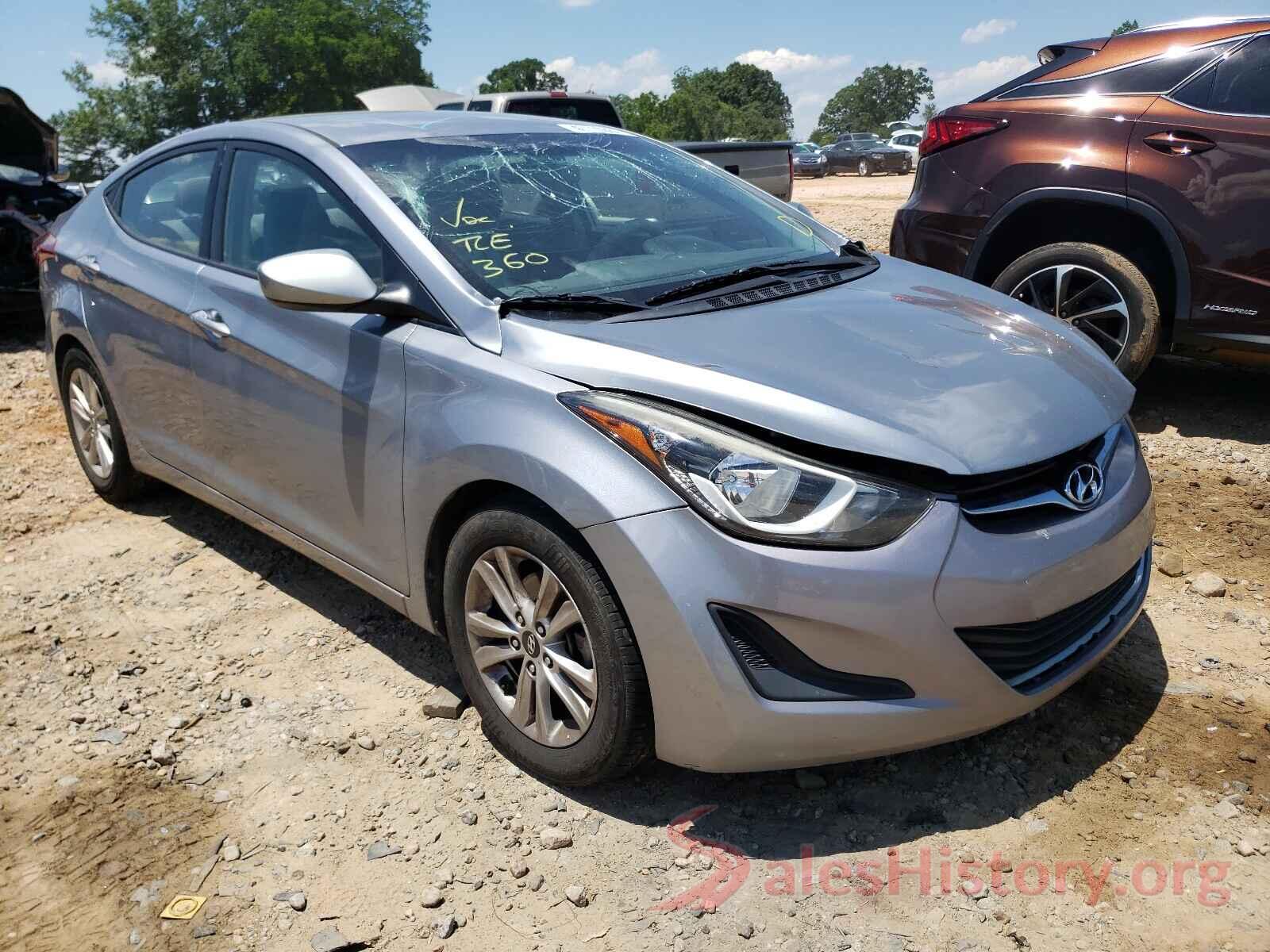 5NPDH4AE4GH770033 2016 HYUNDAI ELANTRA