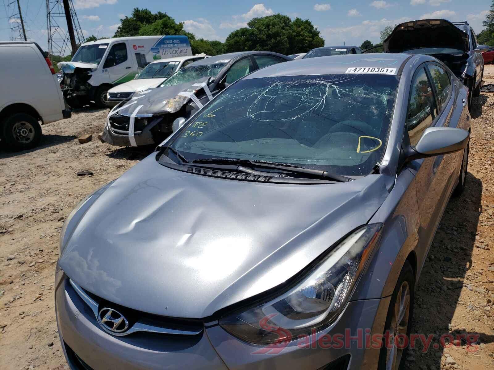 5NPDH4AE4GH770033 2016 HYUNDAI ELANTRA