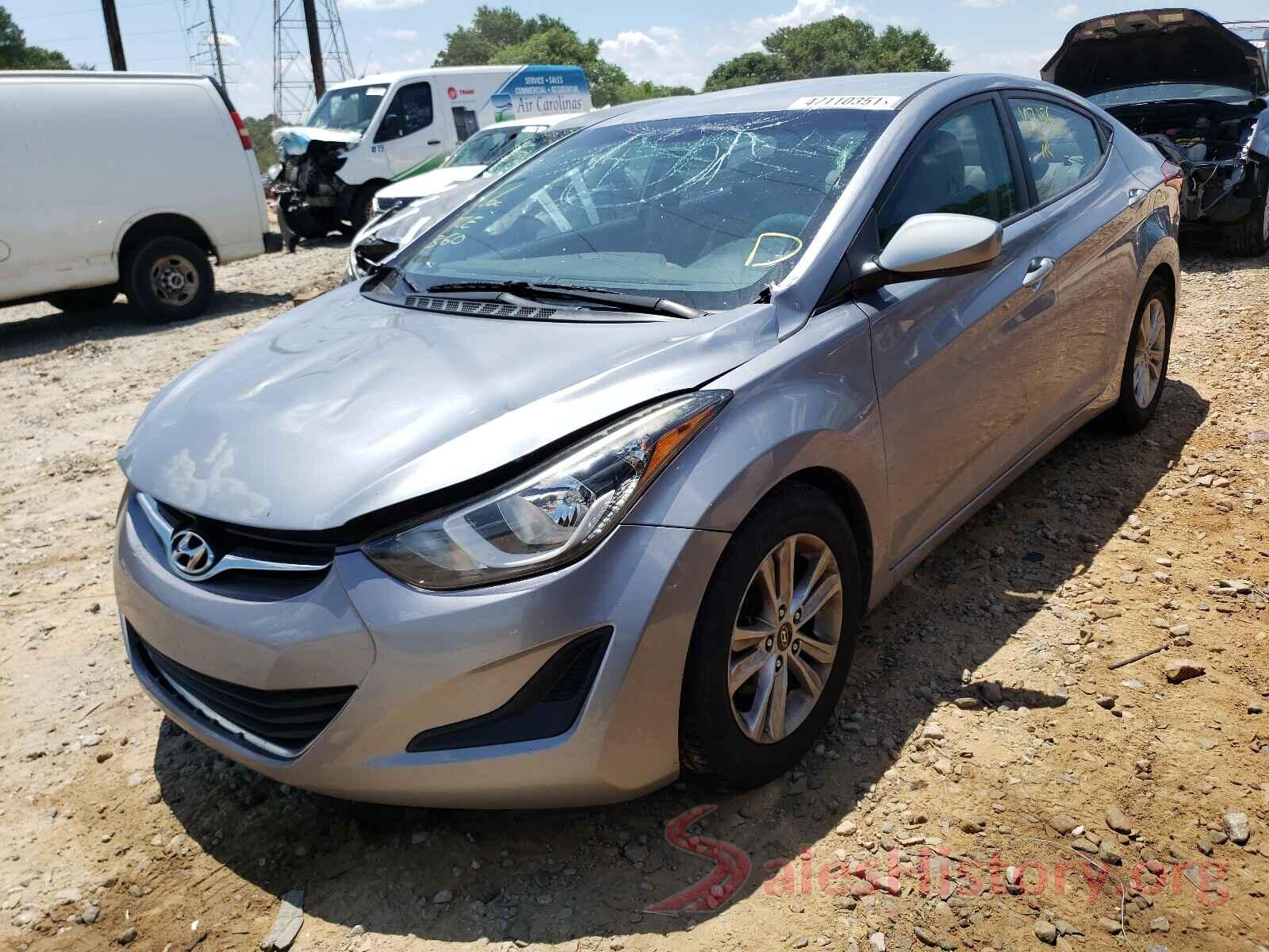 5NPDH4AE4GH770033 2016 HYUNDAI ELANTRA