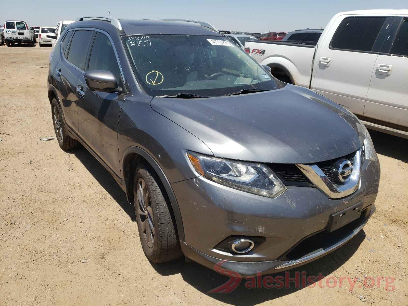 5N1AT2MV8GC789869 2016 NISSAN ROGUE