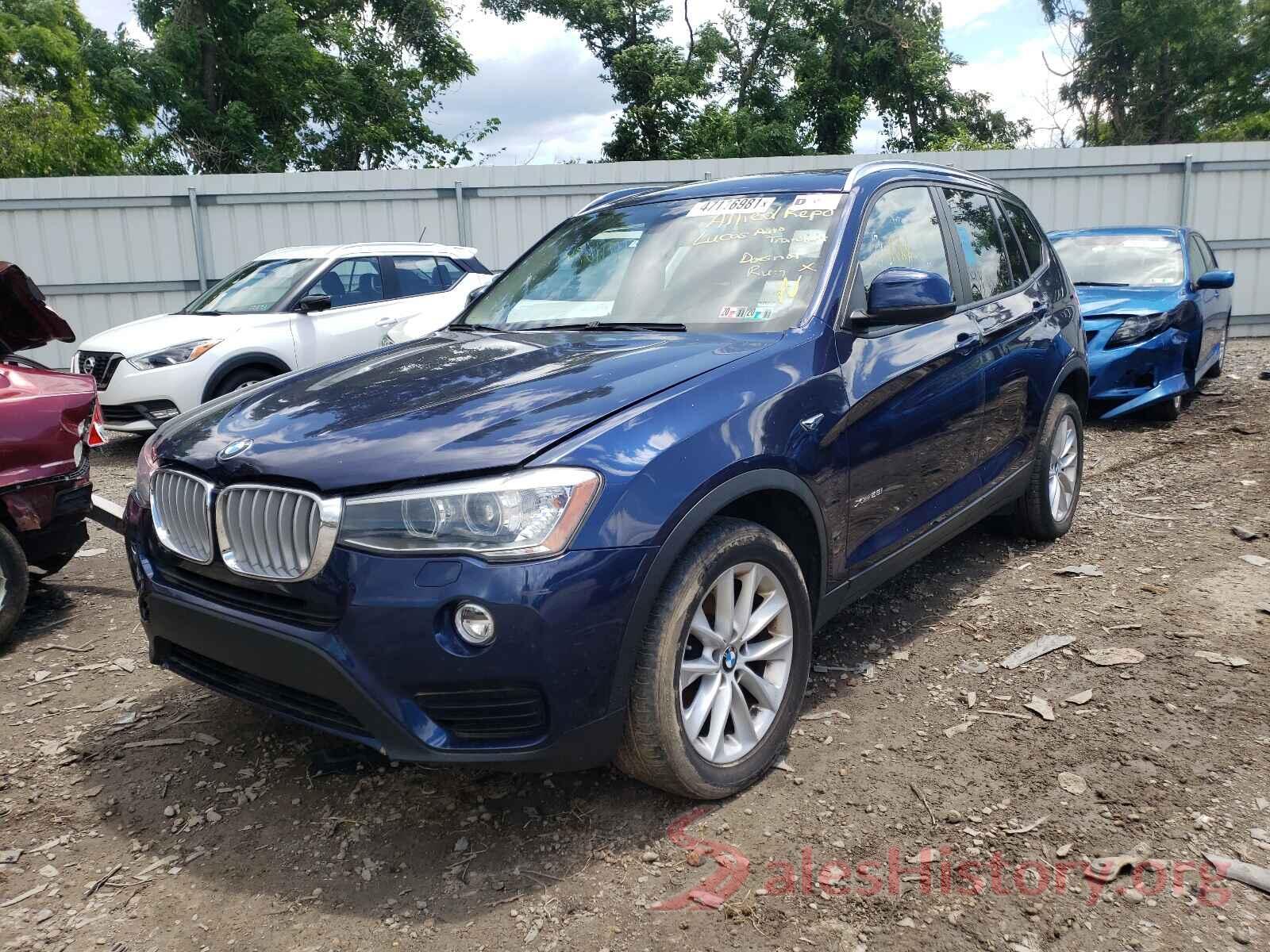 5UXWX9C54G0D67898 2016 BMW X3