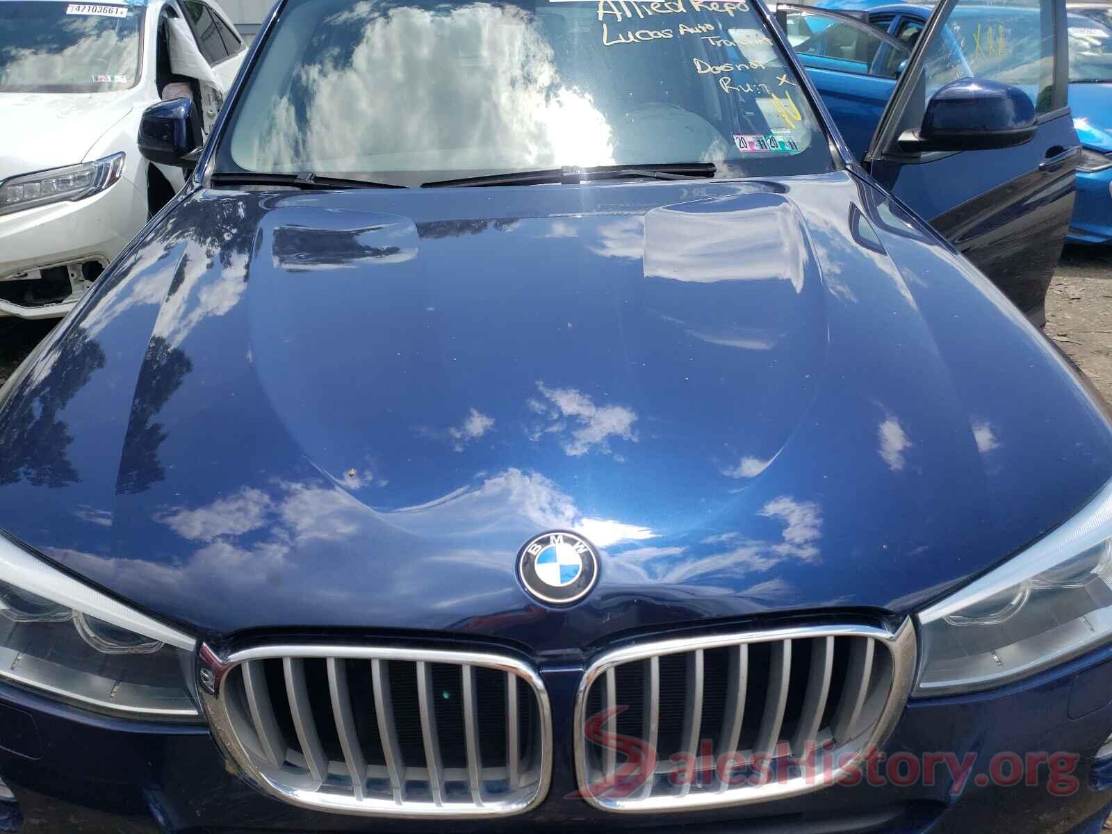 5UXWX9C54G0D67898 2016 BMW X3