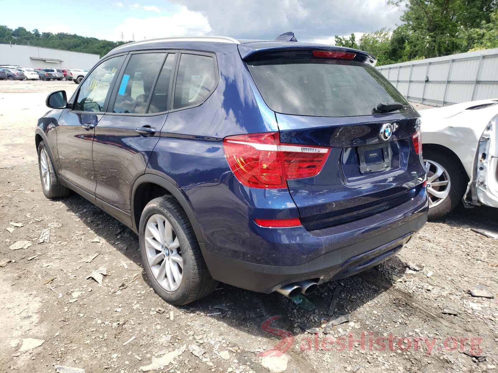 5UXWX9C54G0D67898 2016 BMW X3