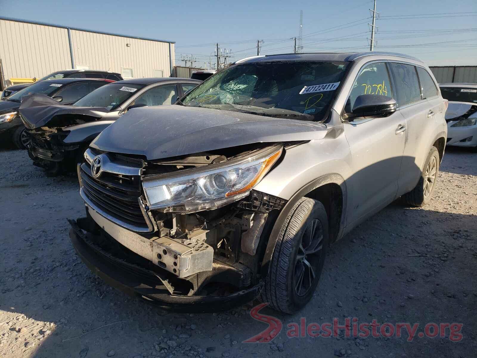 5TDKKRFH5GS180037 2016 TOYOTA HIGHLANDER