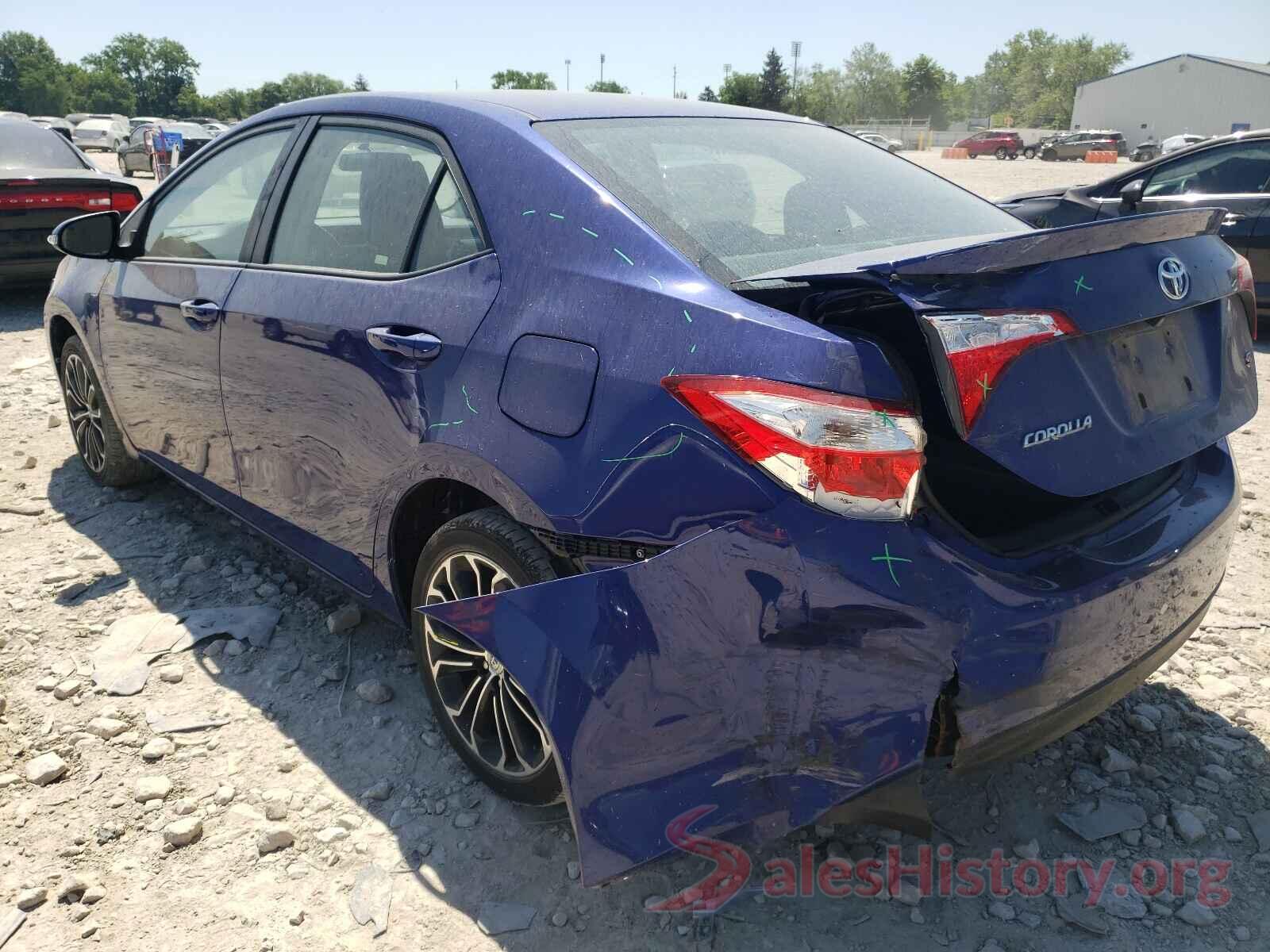 5YFBURHE3GP510215 2016 TOYOTA COROLLA