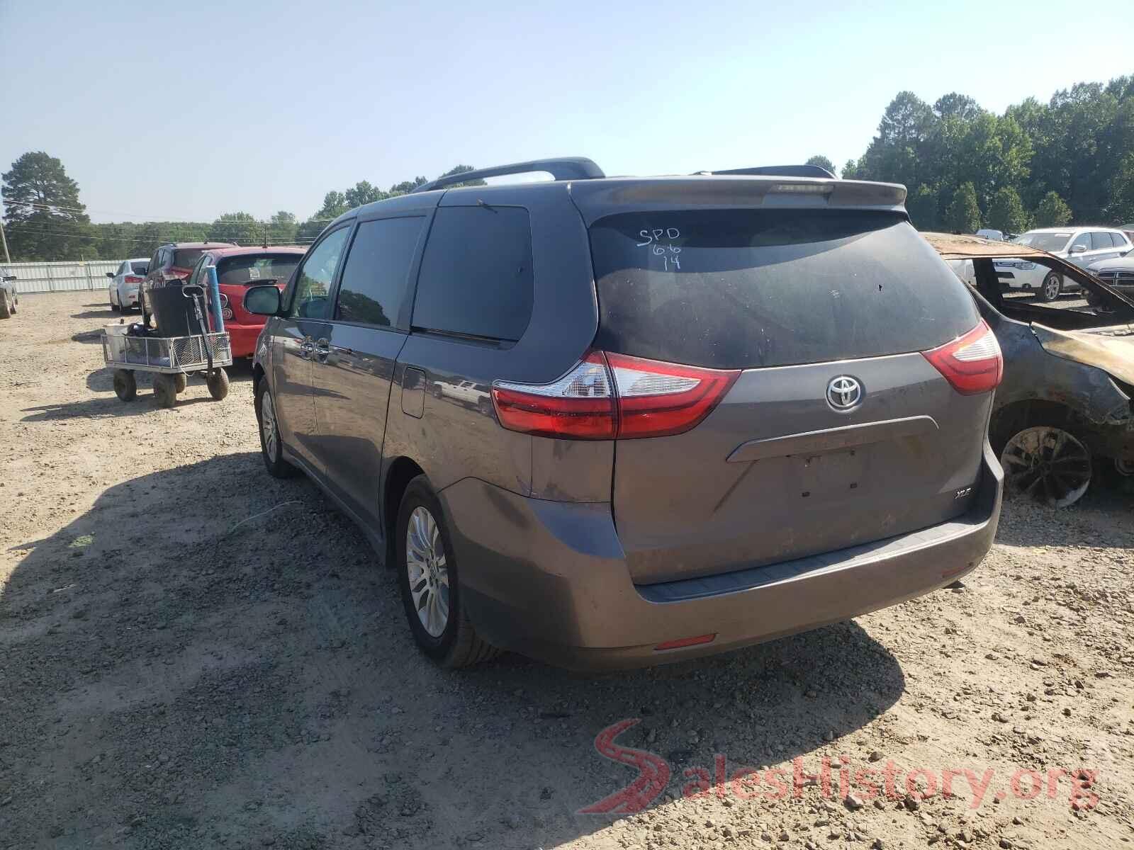 5TDYK3DC2GS693258 2016 TOYOTA SIENNA