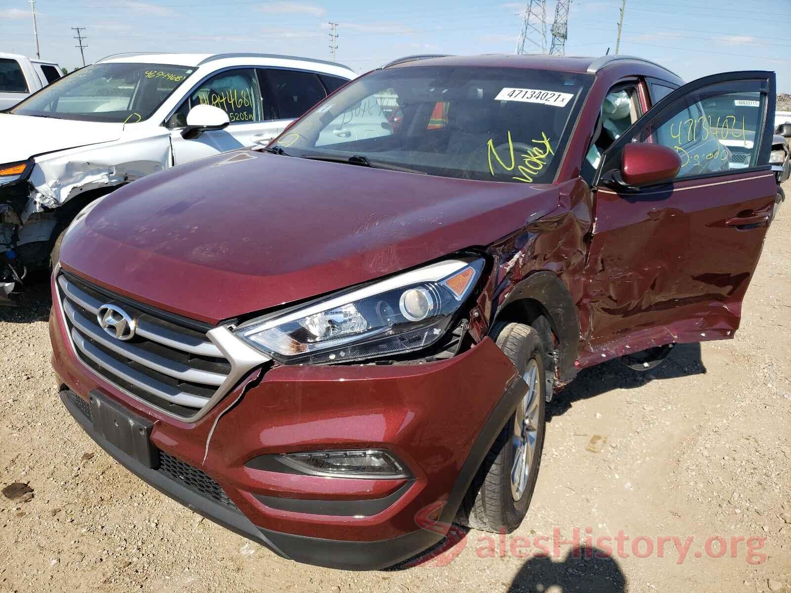 KM8J3CA41HU434362 2017 HYUNDAI TUCSON