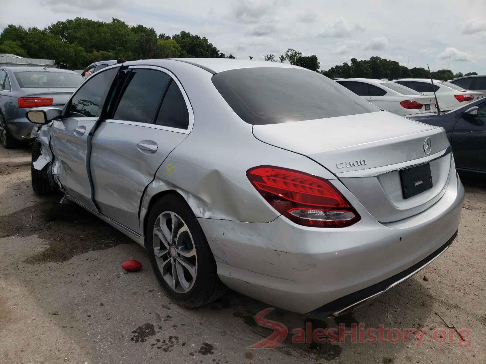 55SWF4JB5HU192821 2017 MERCEDES-BENZ C-CLASS