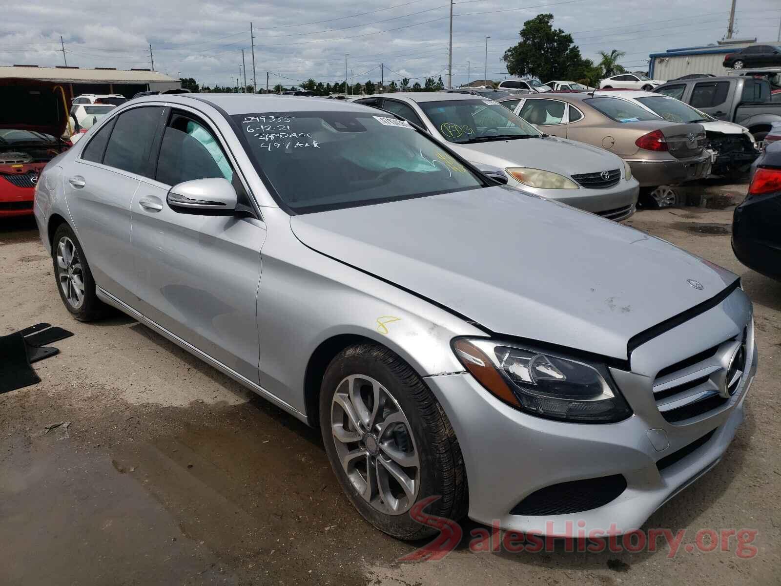 55SWF4JB5HU192821 2017 MERCEDES-BENZ C-CLASS