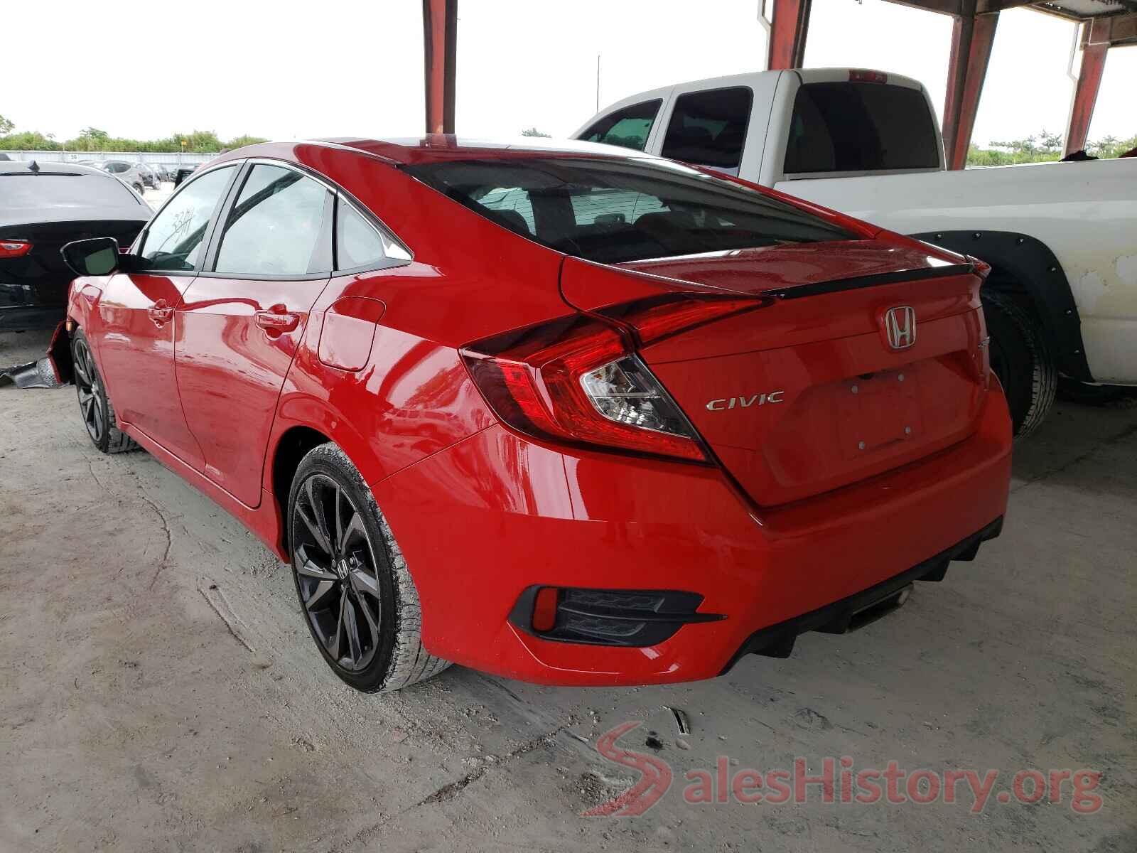 2HGFC2F87KH599148 2019 HONDA CIVIC