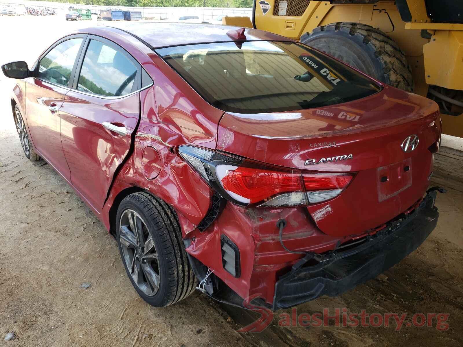 KMHDH4AE9GU535709 2016 HYUNDAI ELANTRA