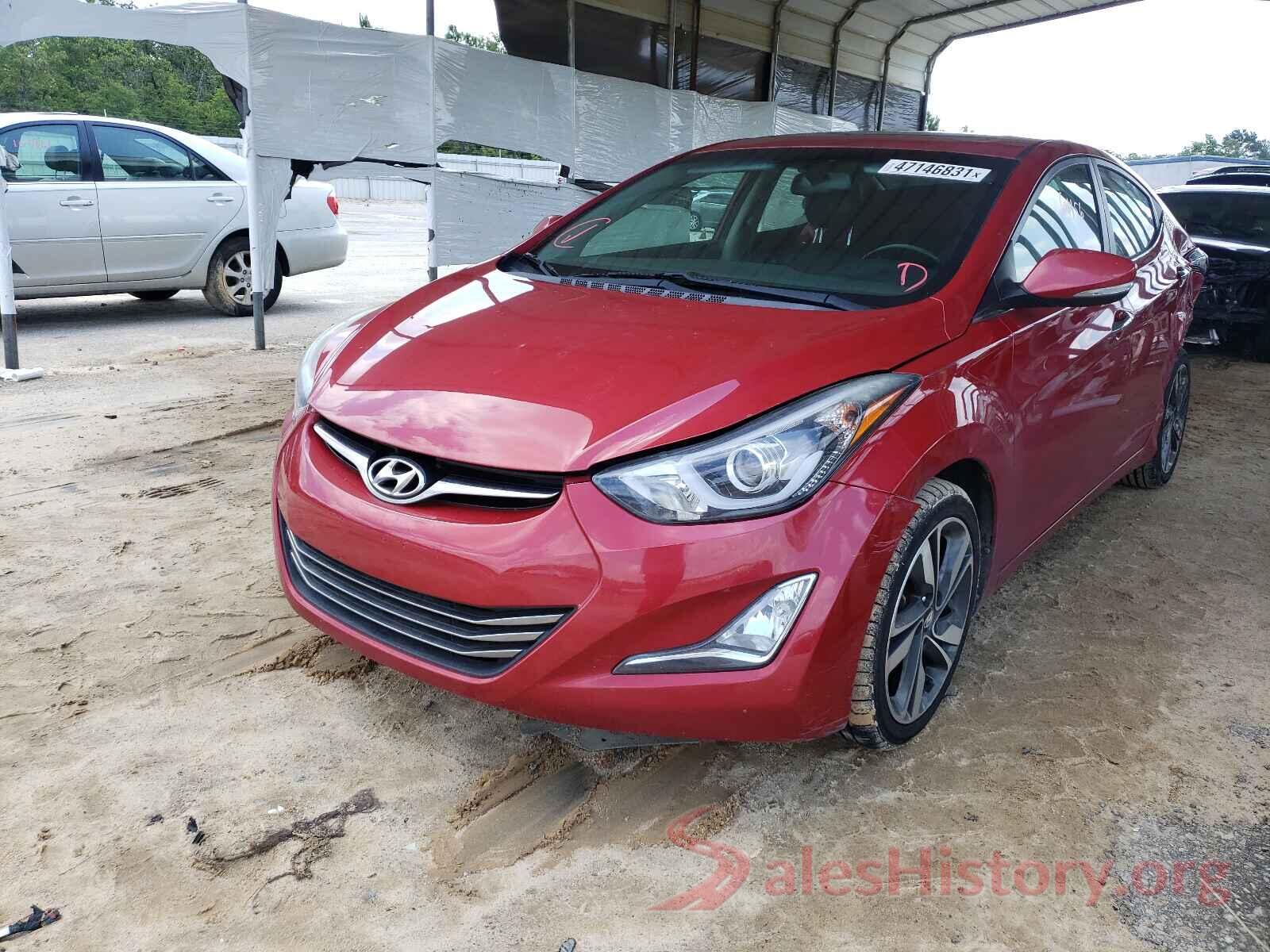 KMHDH4AE9GU535709 2016 HYUNDAI ELANTRA