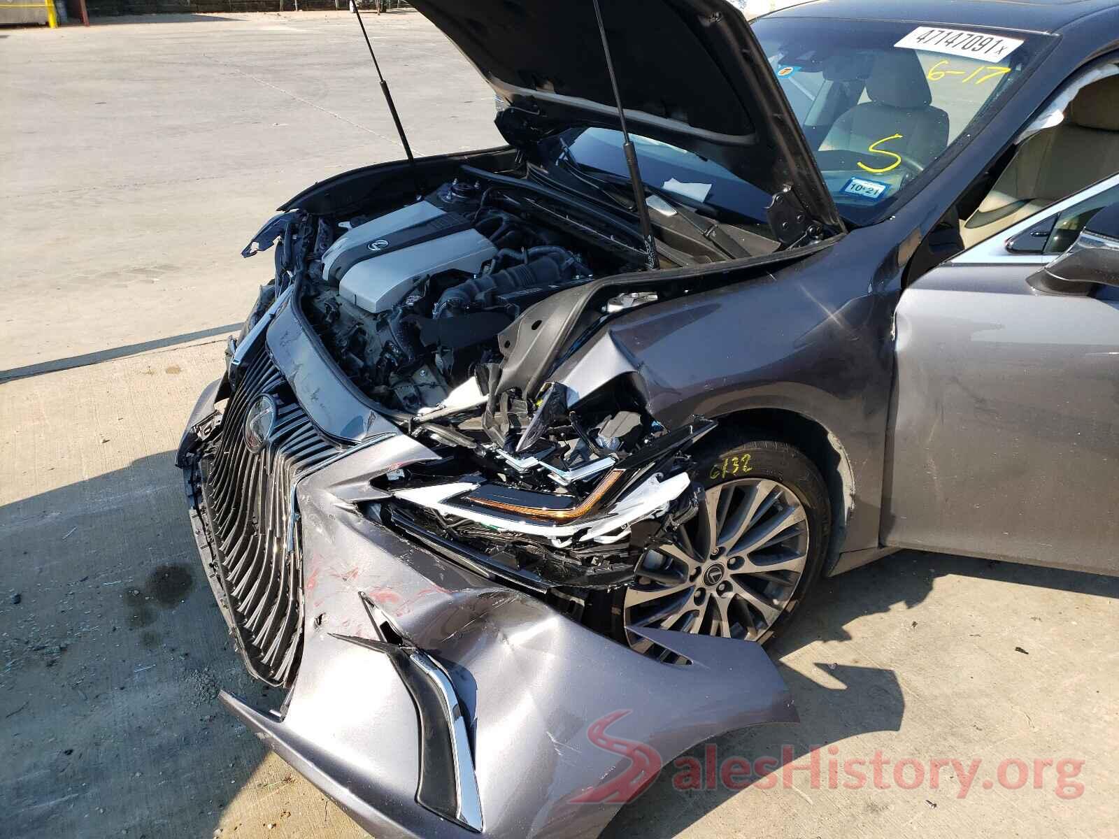 58ABZ1B18KU007272 2019 LEXUS ES350