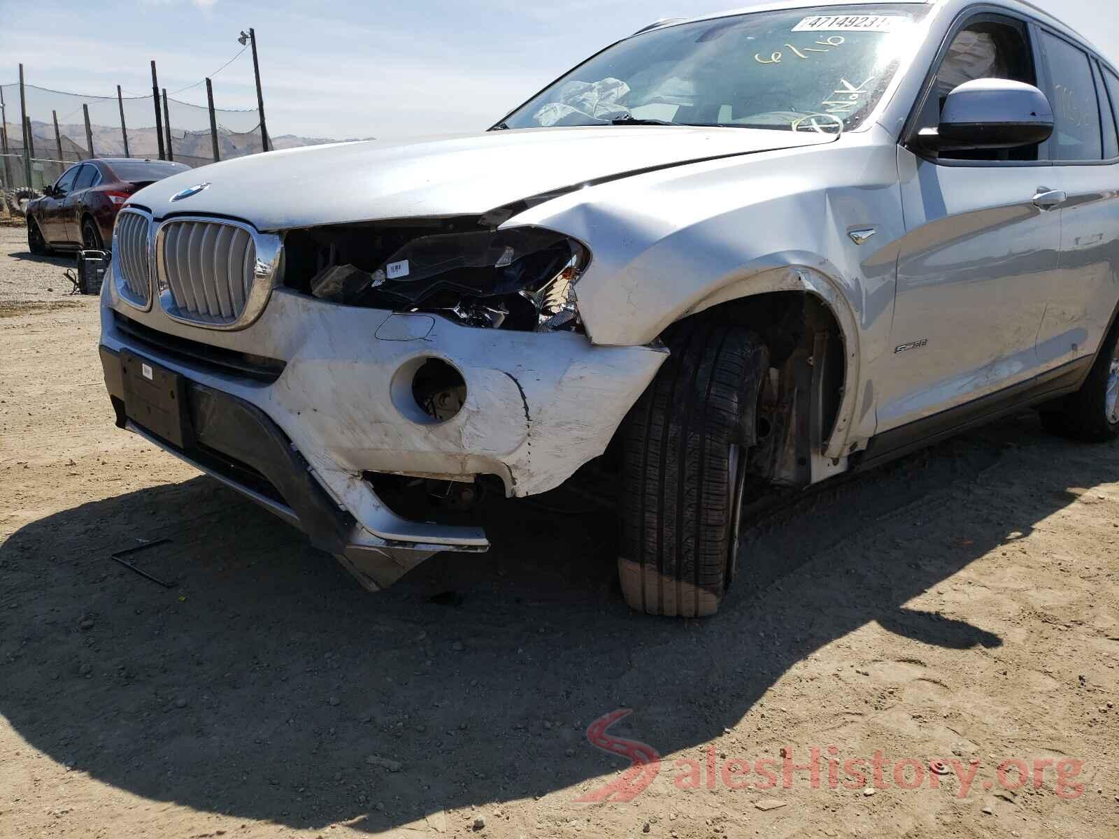 5UXWZ7C36H0V91752 2017 BMW X3