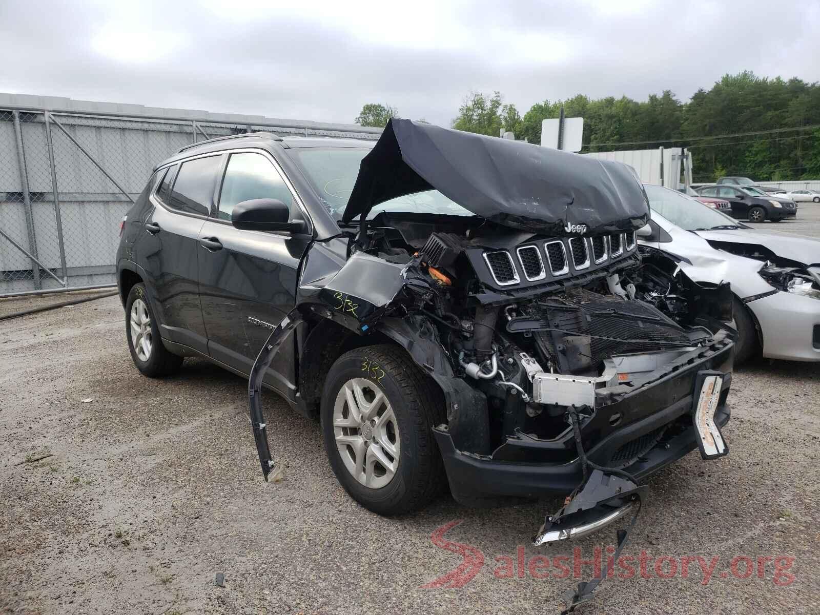 3C4NJCAB4KT624037 2019 JEEP COMPASS