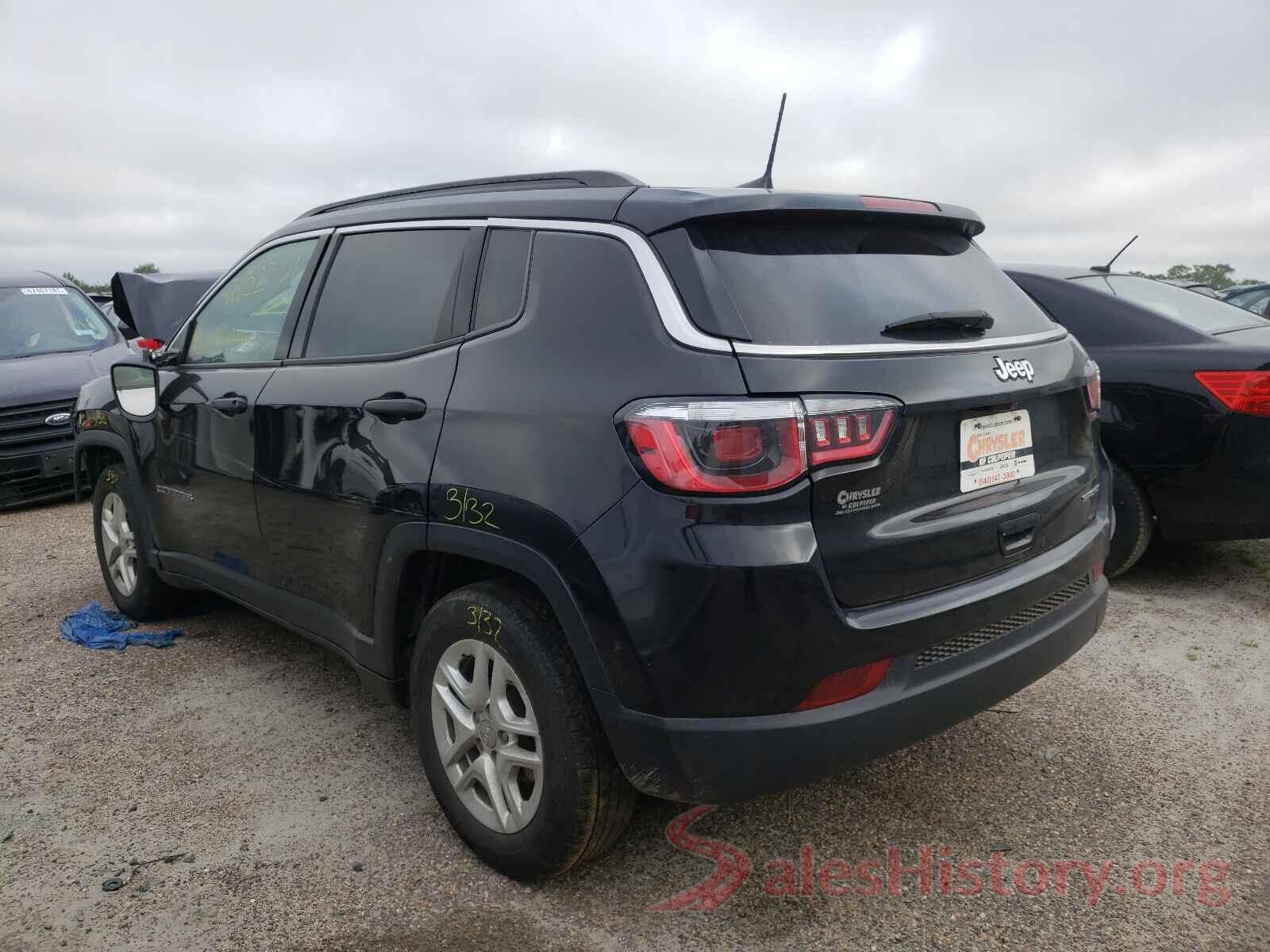 3C4NJCAB4KT624037 2019 JEEP COMPASS