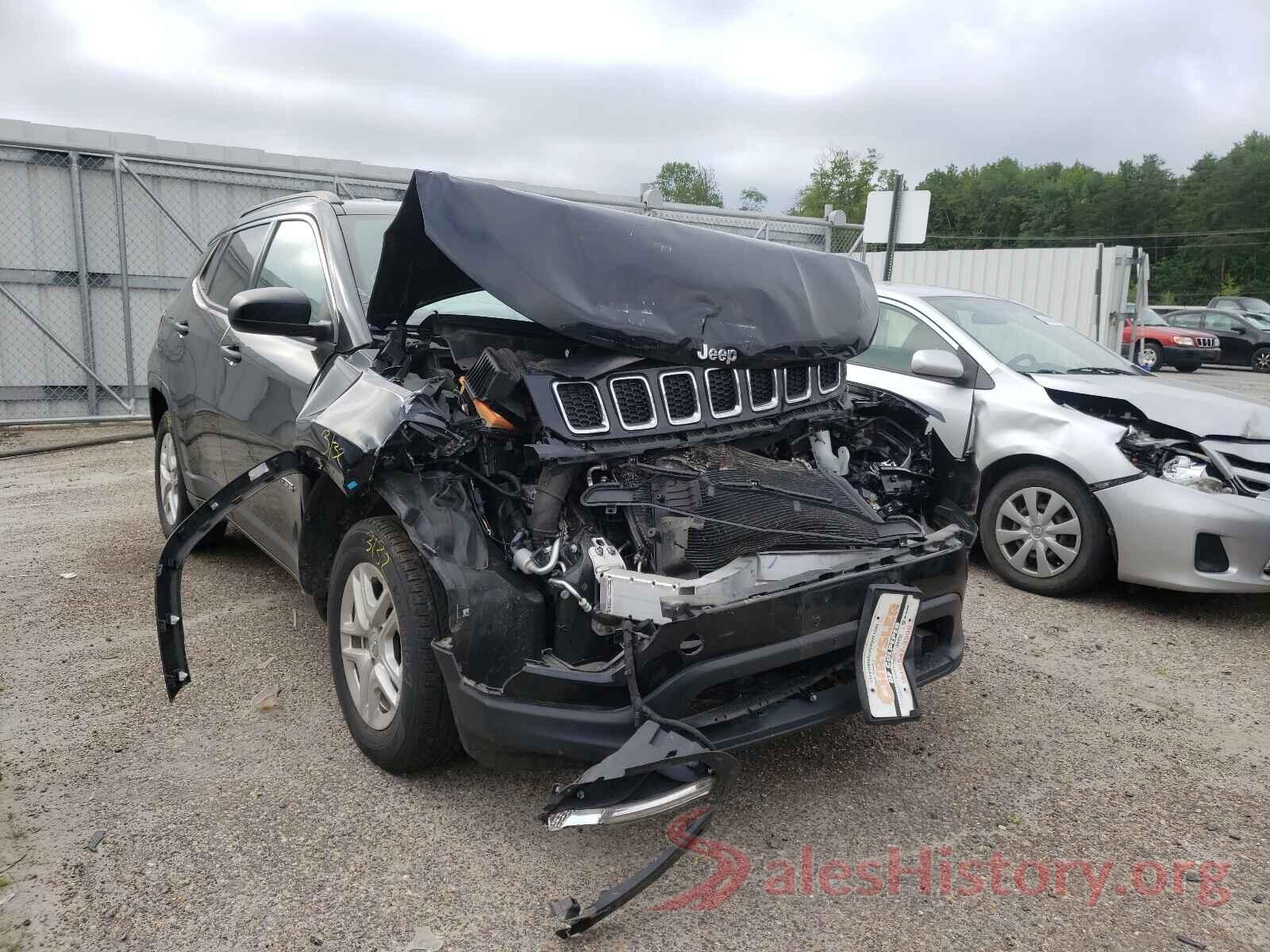 3C4NJCAB4KT624037 2019 JEEP COMPASS