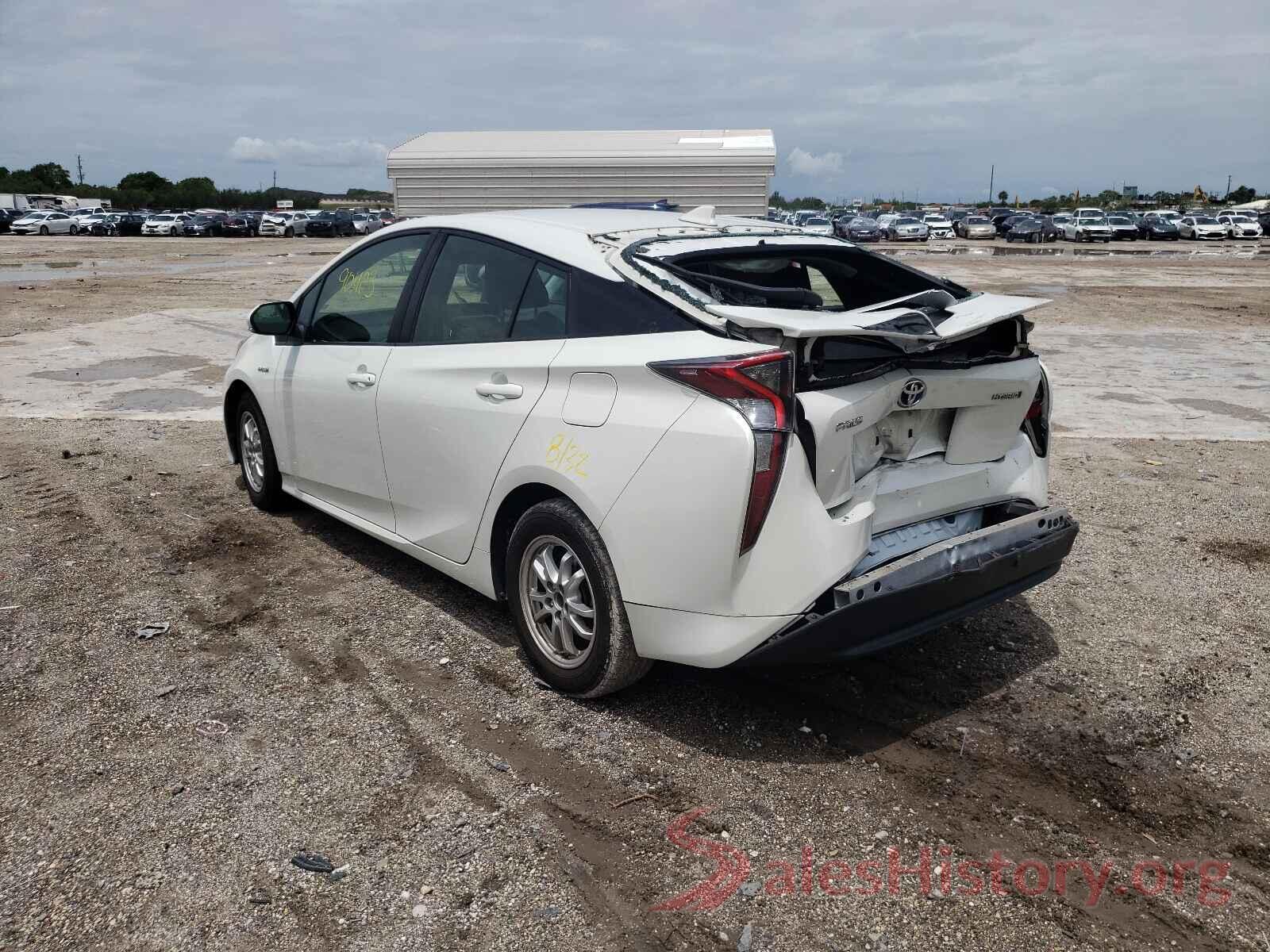 JTDKBRFU4G3012310 2016 TOYOTA PRIUS