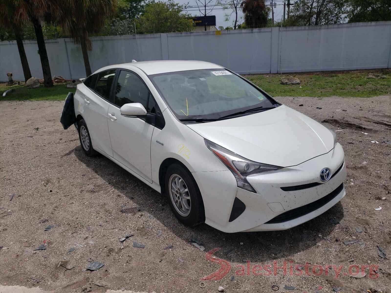 JTDKBRFU4G3012310 2016 TOYOTA PRIUS