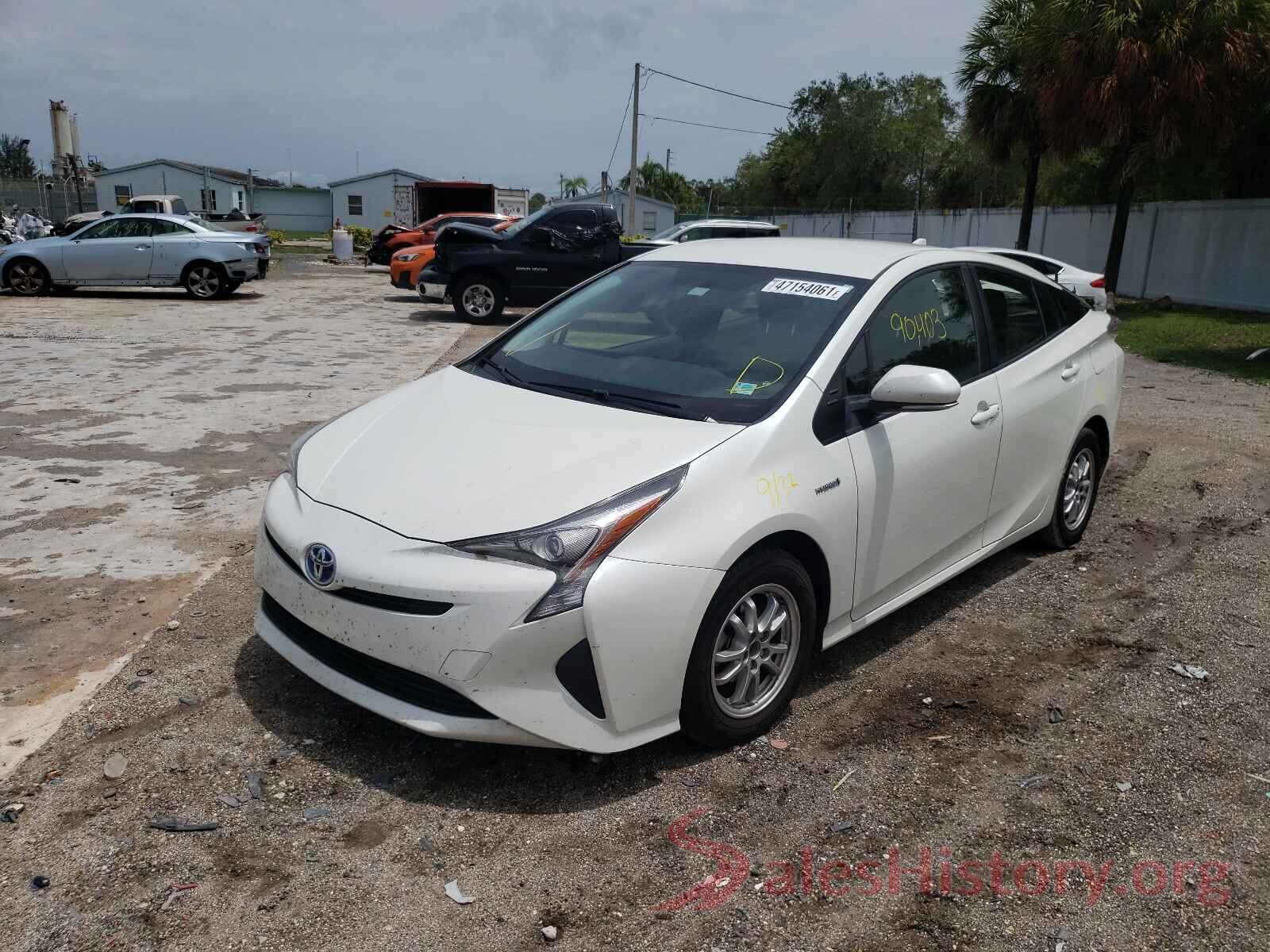 JTDKBRFU4G3012310 2016 TOYOTA PRIUS