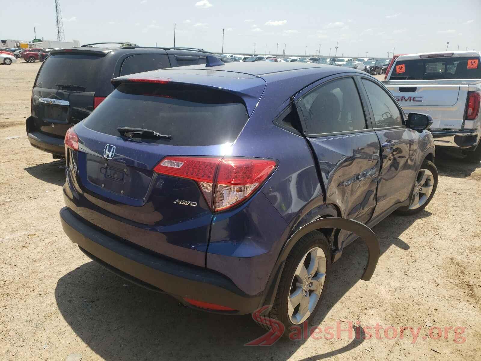 3CZRU6H51GM770207 2016 HONDA HR-V