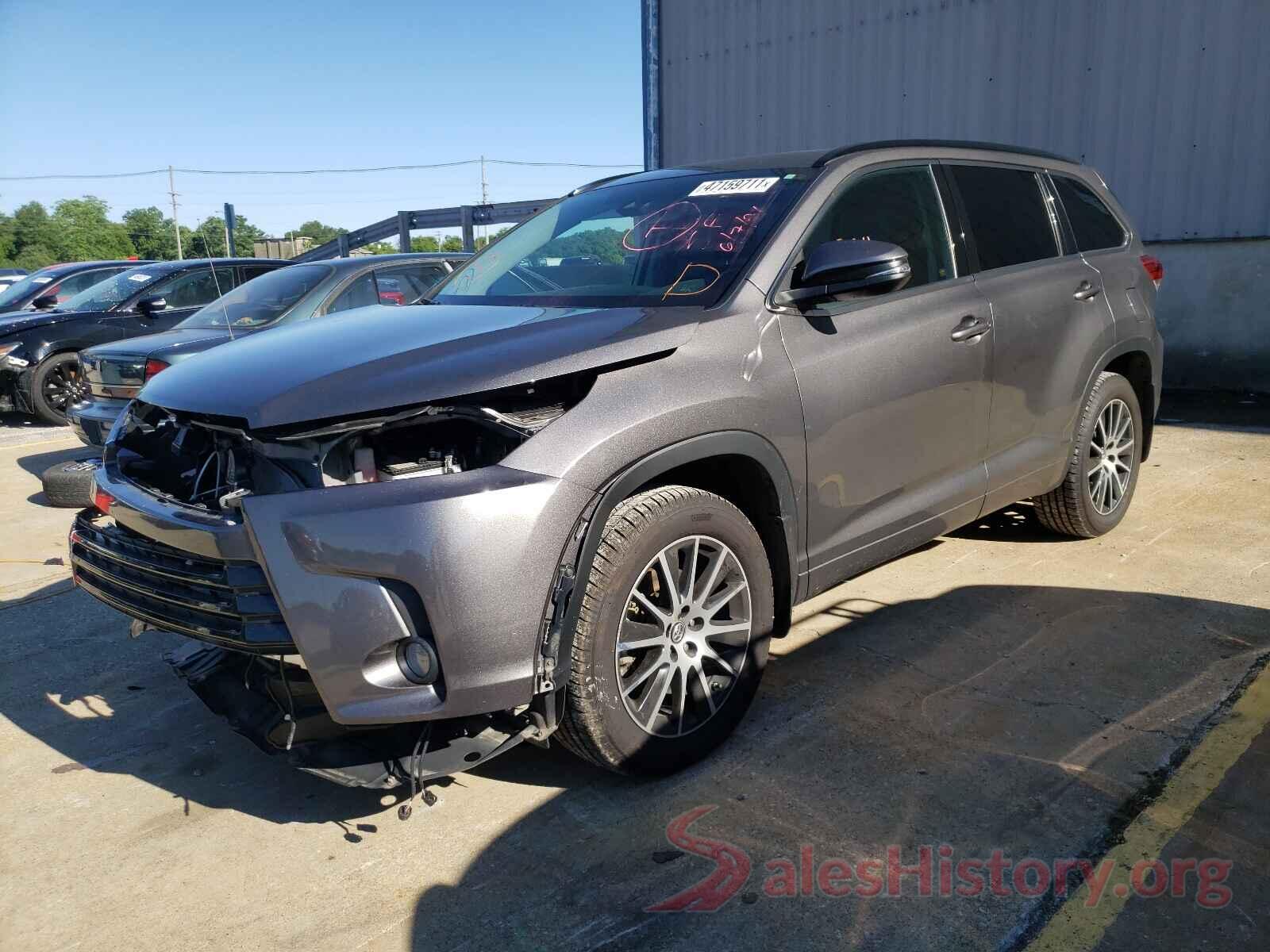 5TDJZRFH2JS843210 2018 TOYOTA HIGHLANDER