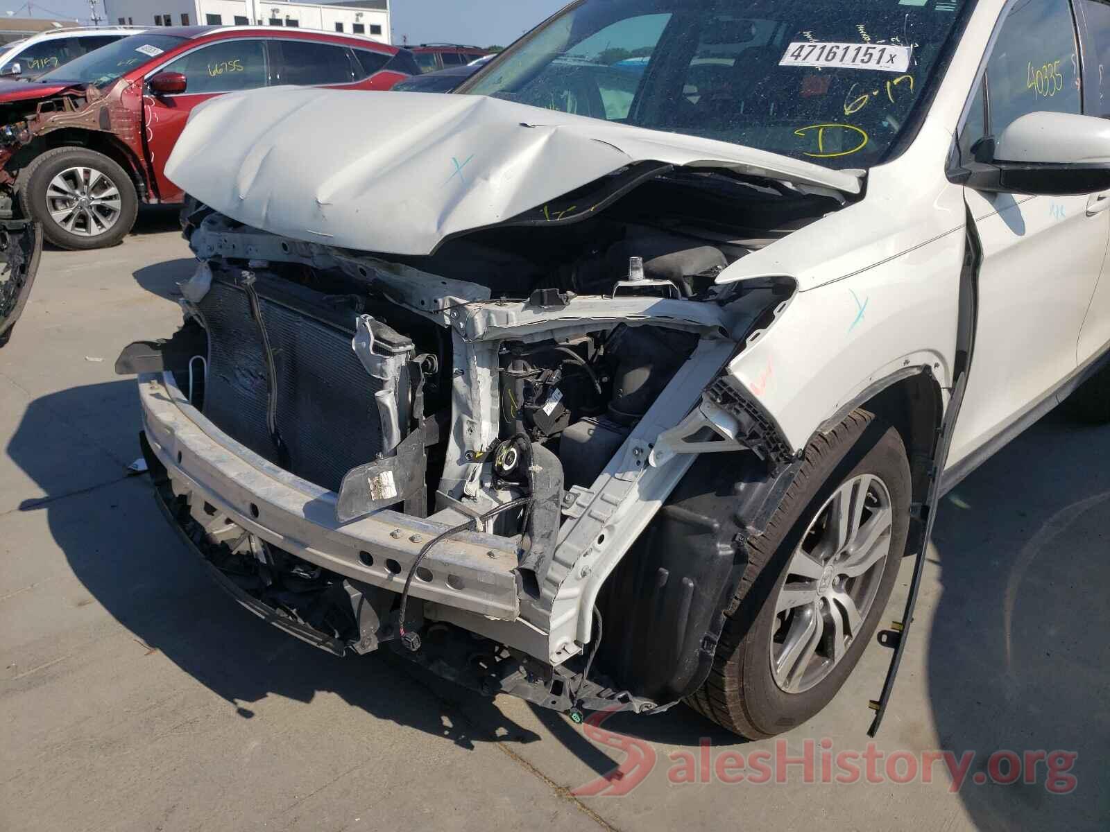 5FNYF5H34GB016503 2016 HONDA PILOT