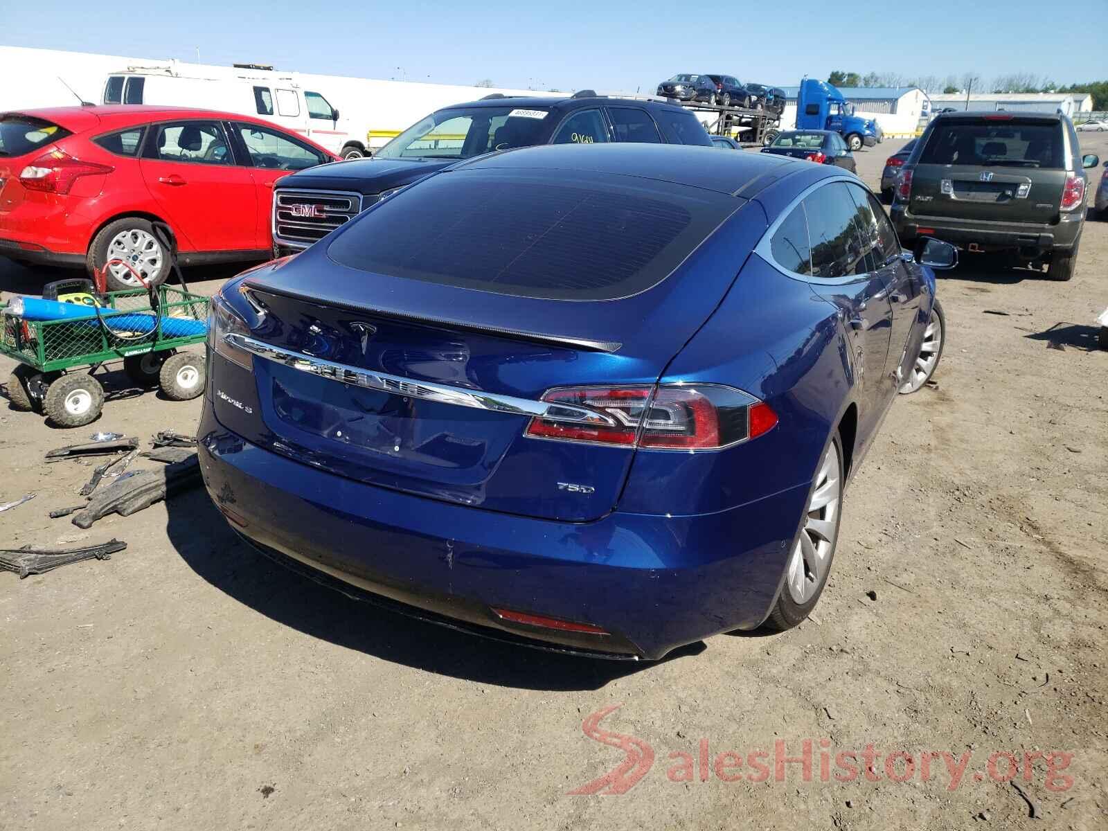 5YJSA1E25GF154382 2016 TESLA MODEL S