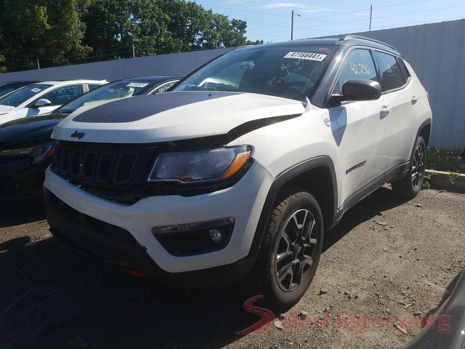 3C4NJDDB6KT721886 2019 JEEP COMPASS