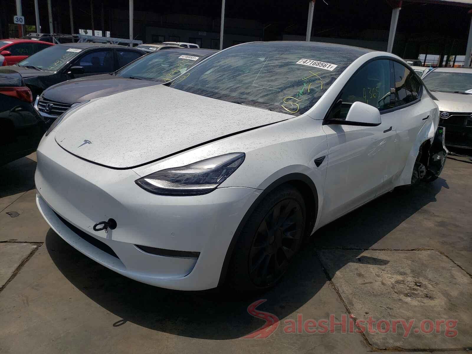 5YJYGDEE8MF097403 2021 TESLA MODEL Y