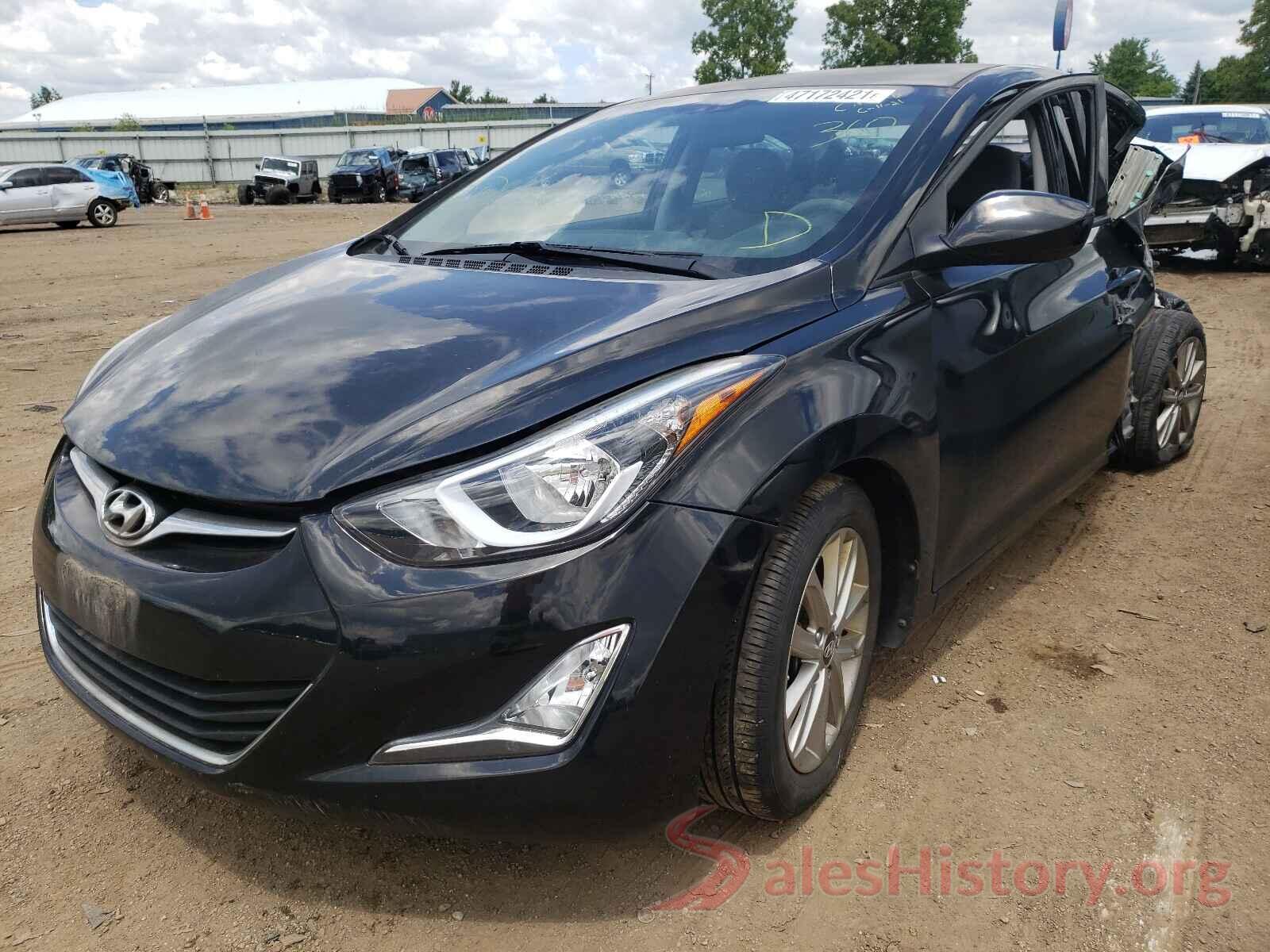 5NPDH4AE1GH653140 2016 HYUNDAI ELANTRA