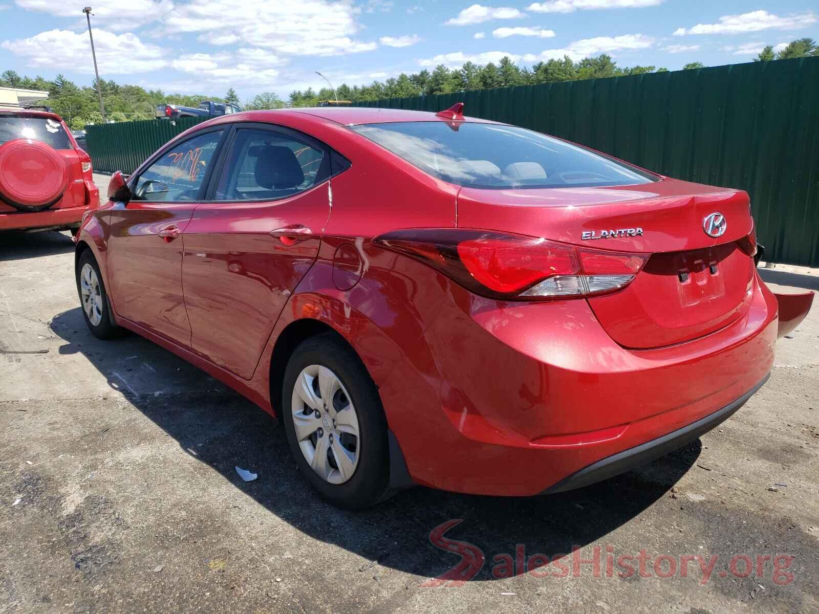 KMHDH4AE7GU513448 2016 HYUNDAI ELANTRA