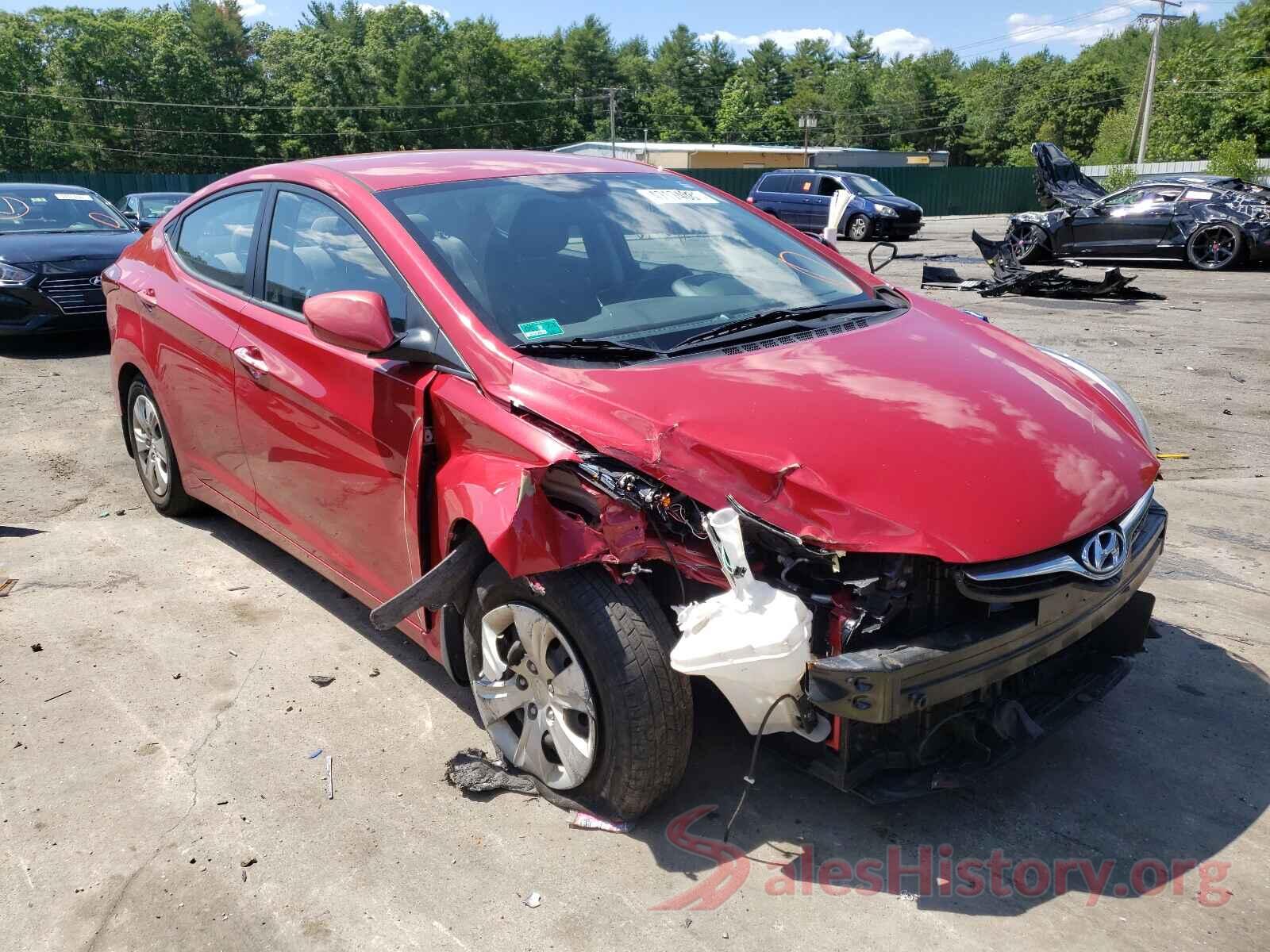 KMHDH4AE7GU513448 2016 HYUNDAI ELANTRA