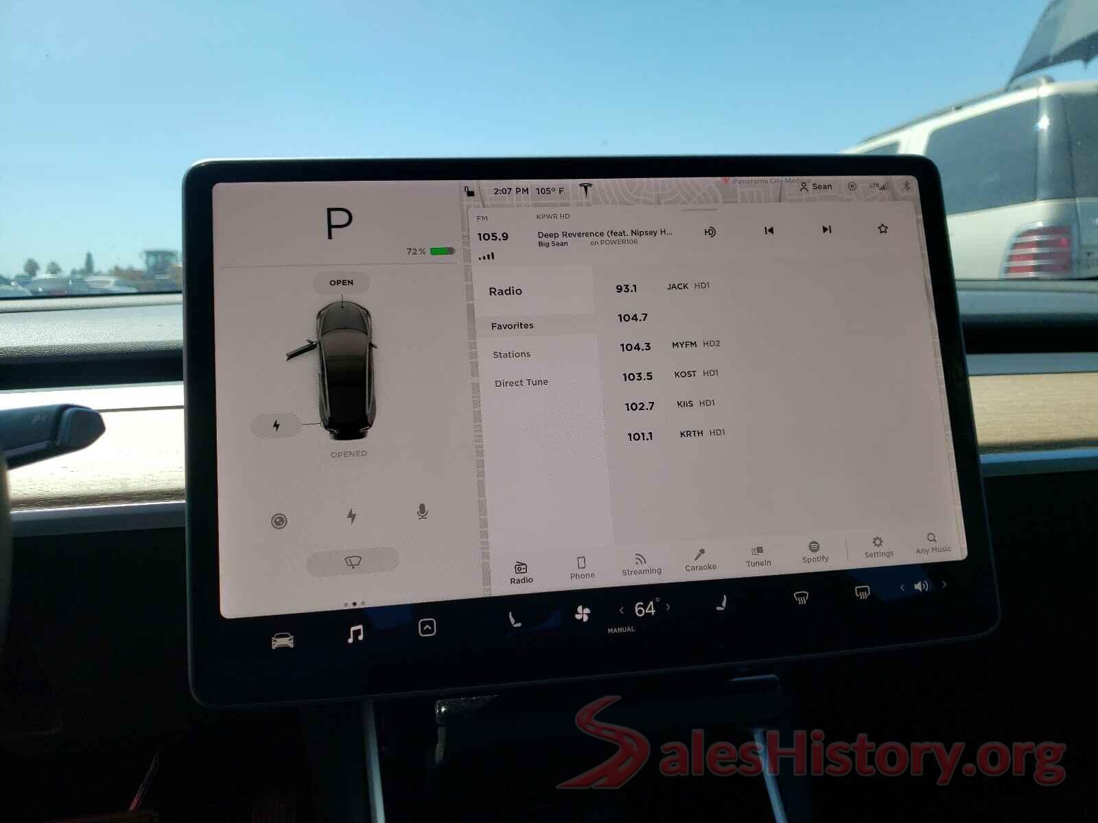 5YJ3E1EA7KF417223 2019 TESLA MODEL 3