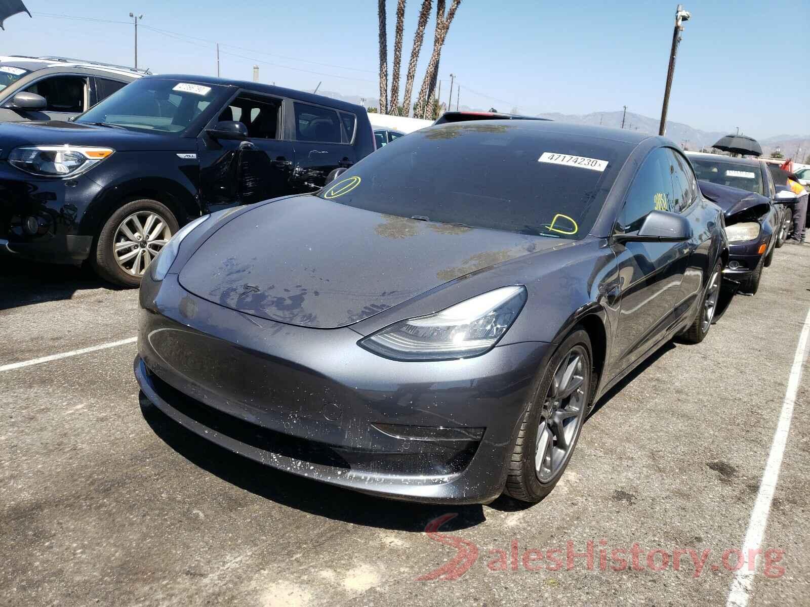 5YJ3E1EA7KF417223 2019 TESLA MODEL 3