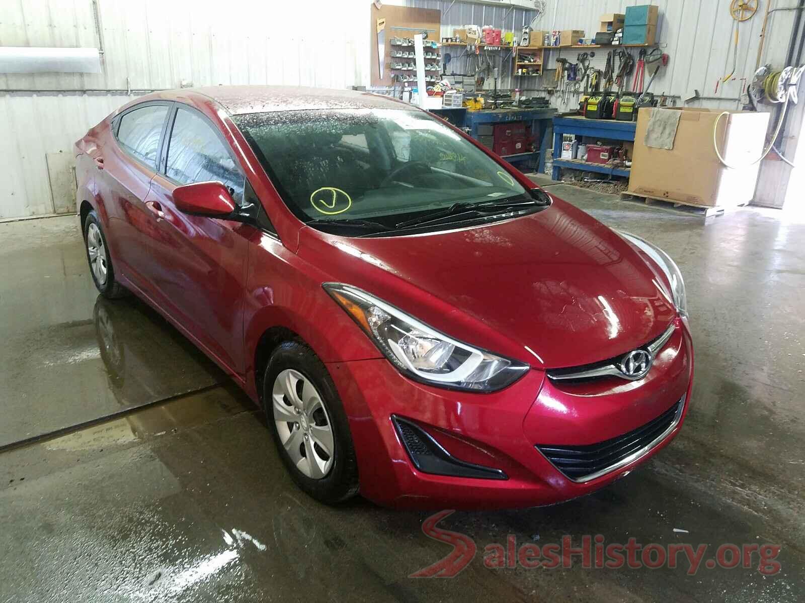 5NPDH4AE0GH675419 2016 HYUNDAI ELANTRA