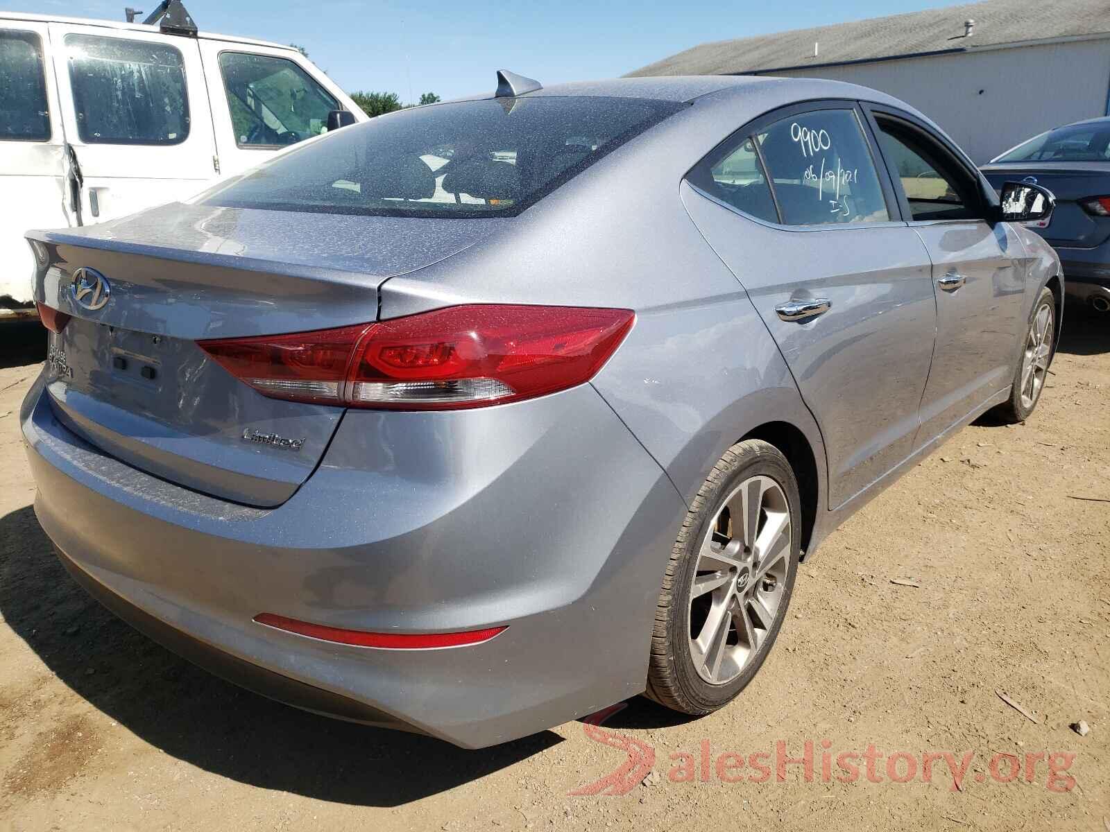 5NPD84LF4HH006075 2017 HYUNDAI ELANTRA