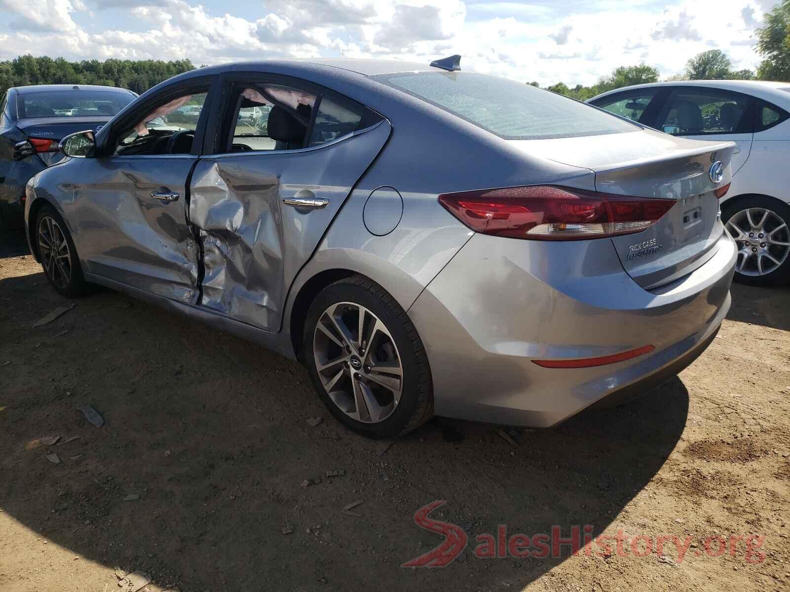 5NPD84LF4HH006075 2017 HYUNDAI ELANTRA