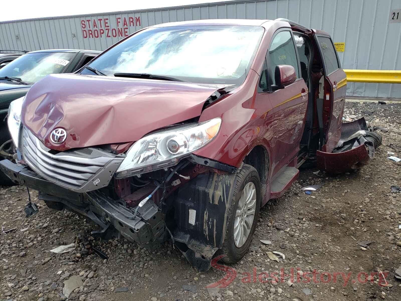 5TDYK3DCXGS700926 2016 TOYOTA SIENNA