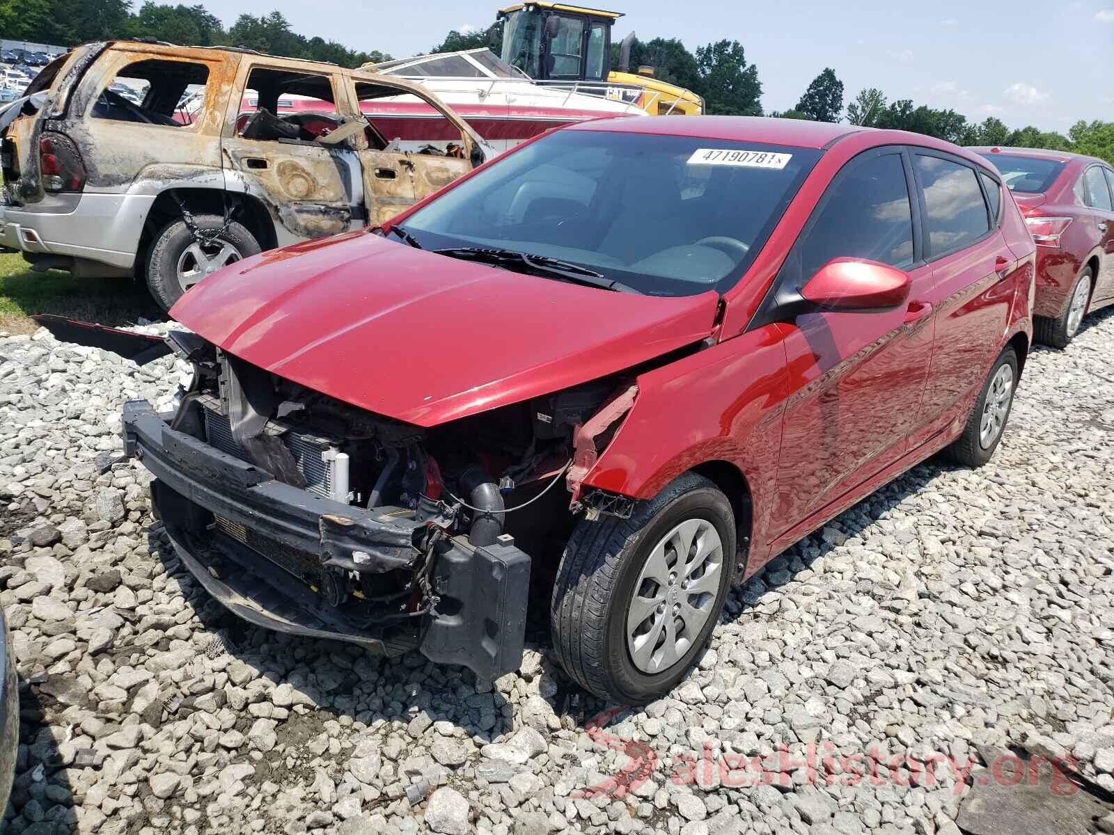 KMHCT5AE3HU362383 2017 HYUNDAI ACCENT