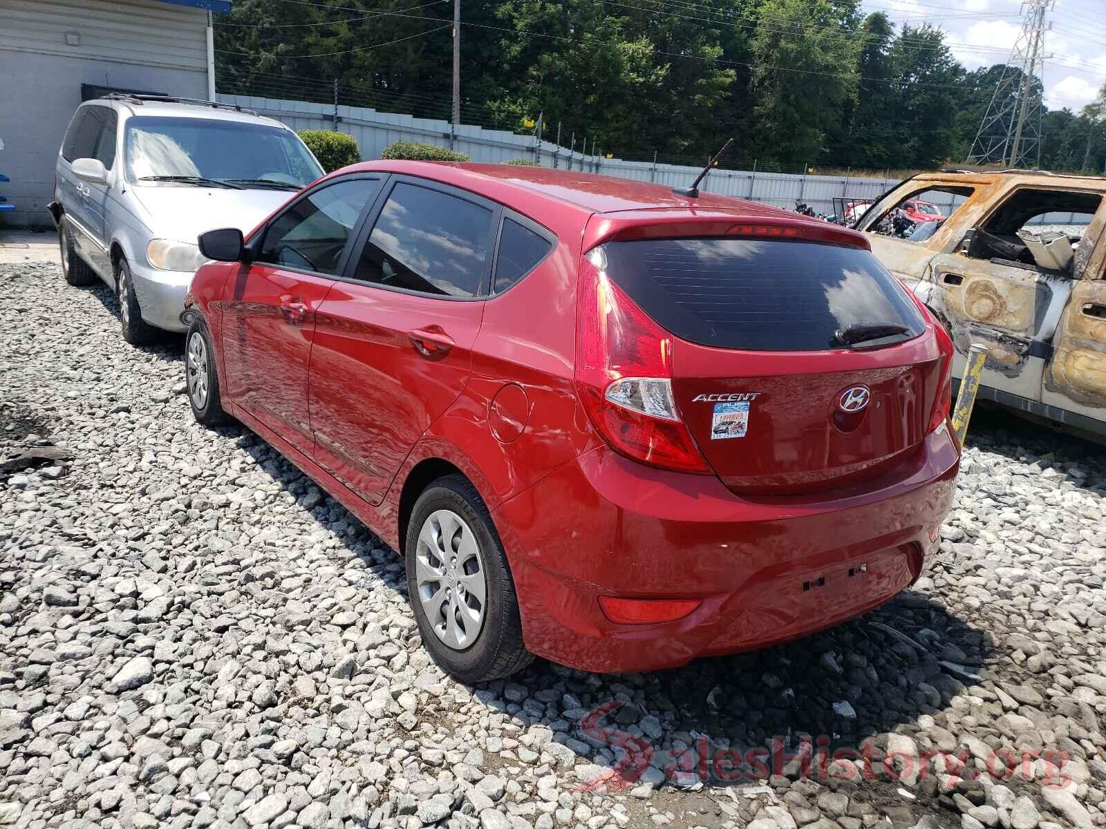 KMHCT5AE3HU362383 2017 HYUNDAI ACCENT