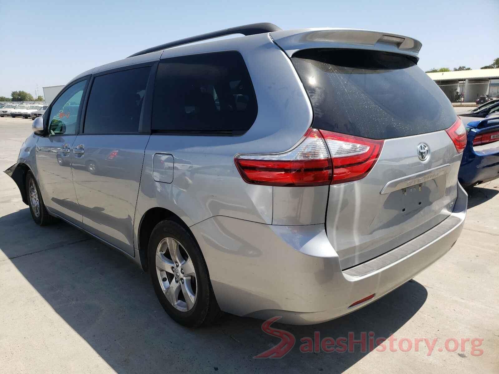 5TDKZ3DC1HS825395 2017 TOYOTA SIENNA