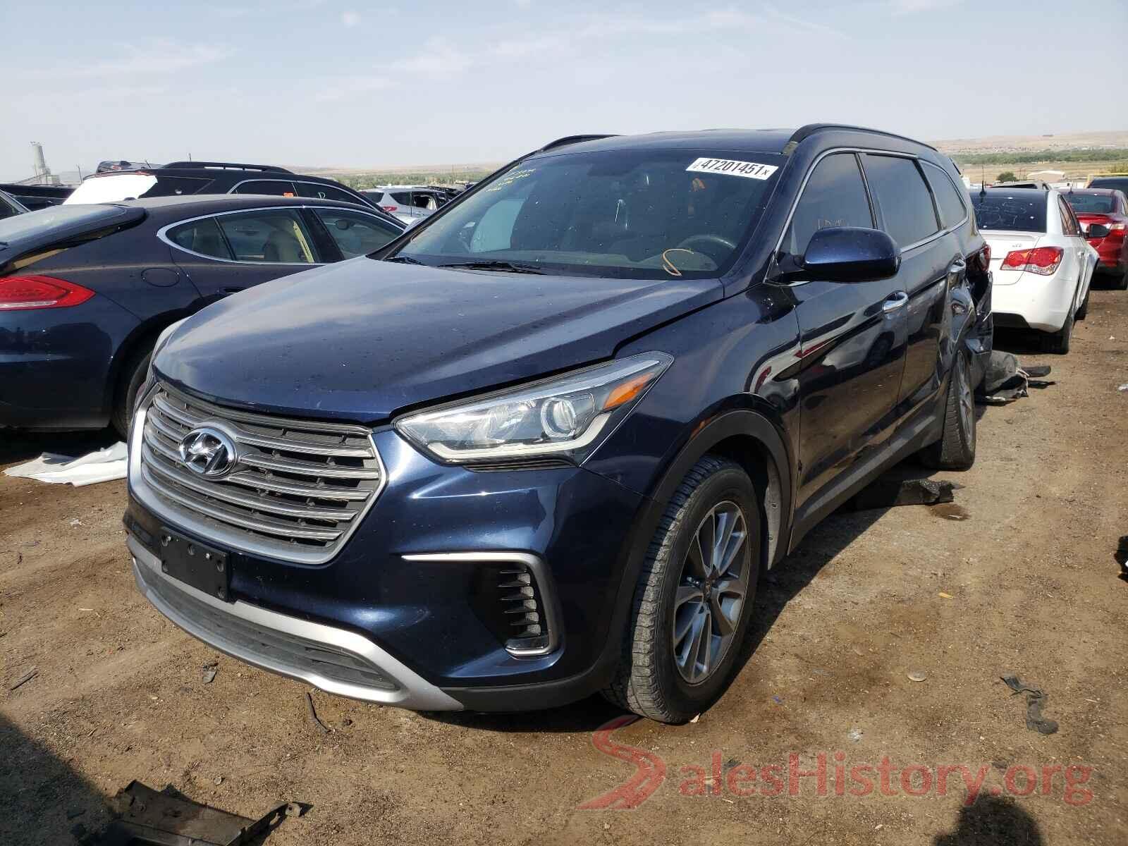 KM8SM4HF8HU184813 2017 HYUNDAI SANTA FE