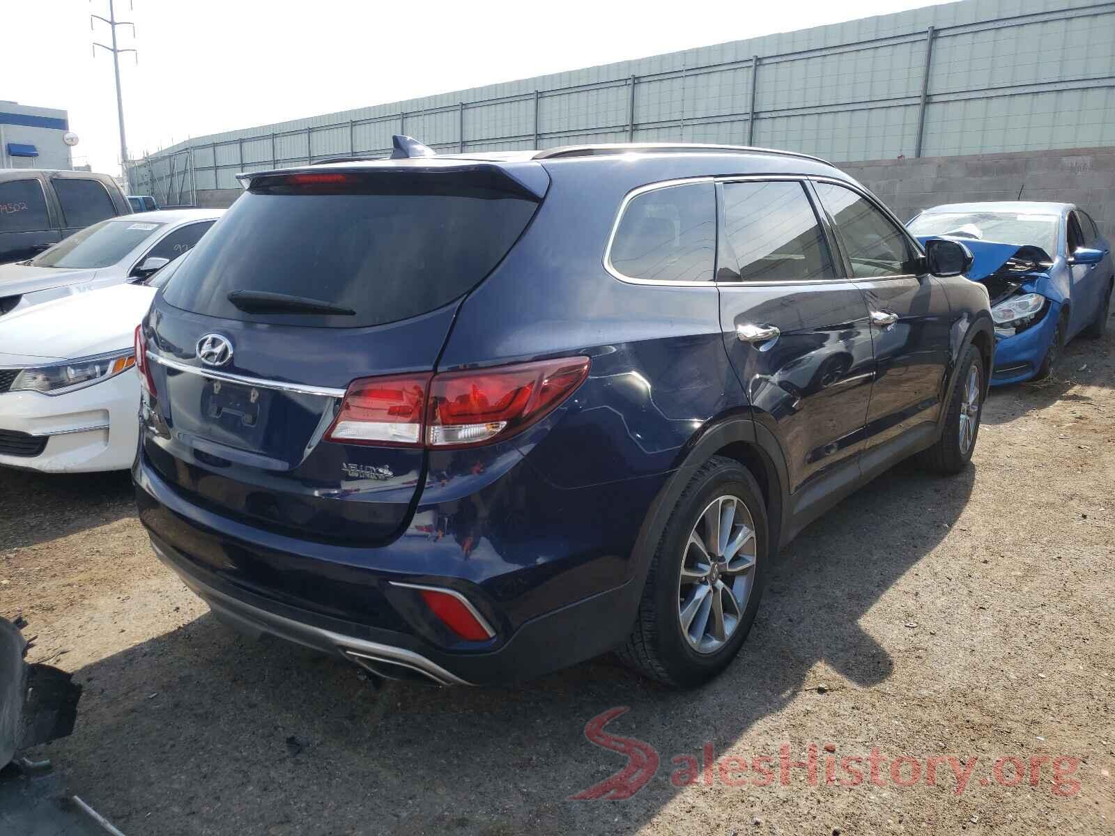 KM8SM4HF8HU184813 2017 HYUNDAI SANTA FE