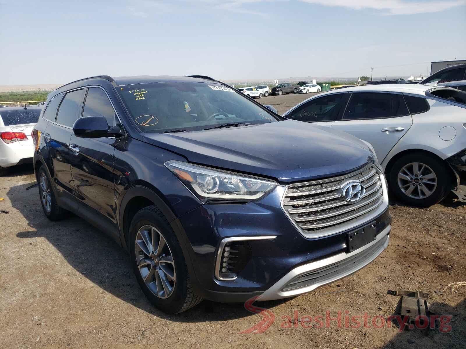 KM8SM4HF8HU184813 2017 HYUNDAI SANTA FE