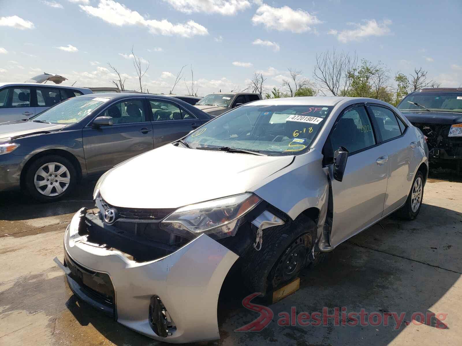 5YFBURHE5GP480439 2016 TOYOTA COROLLA