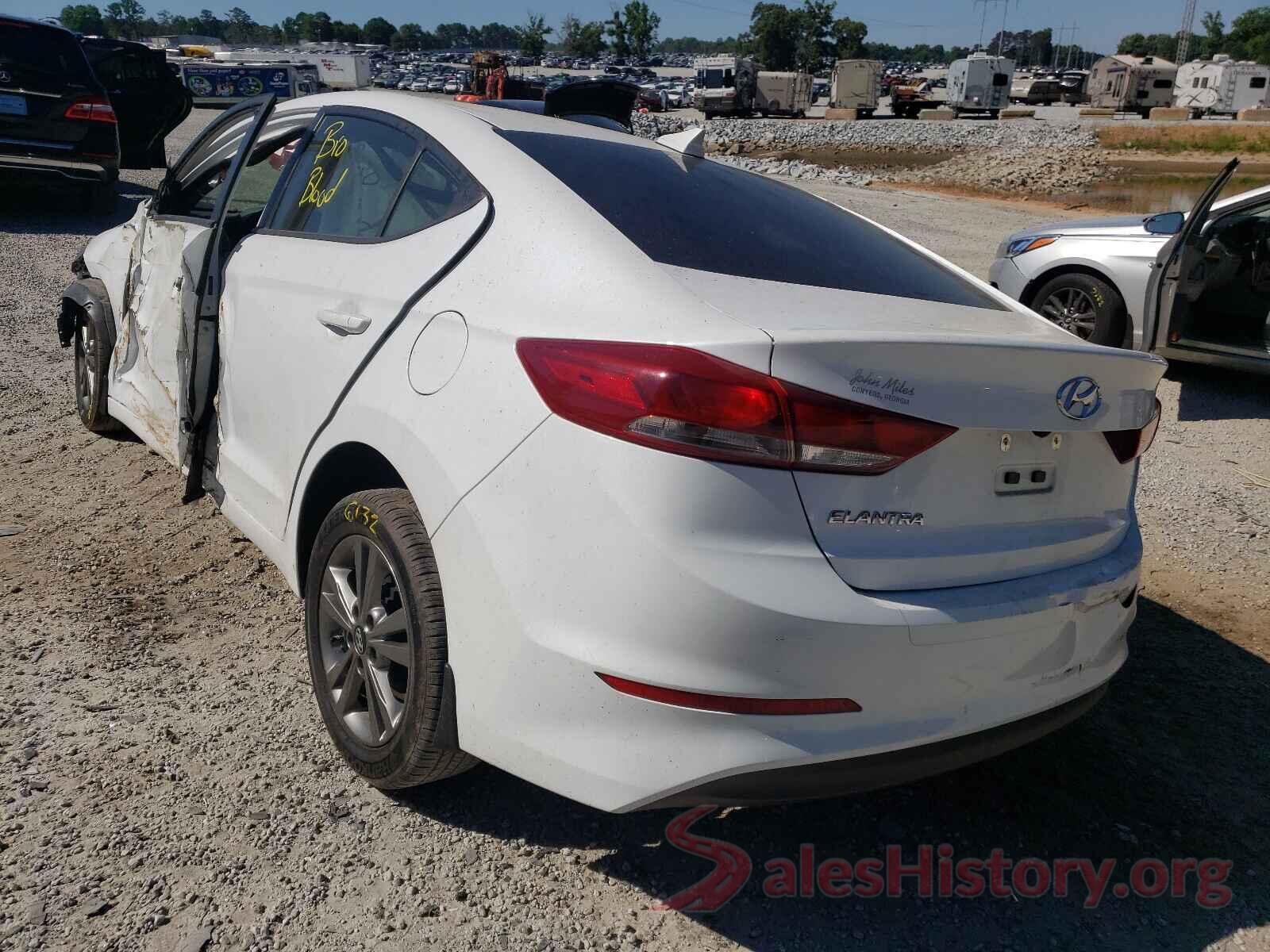 5NPD84LF5HH193410 2017 HYUNDAI ELANTRA