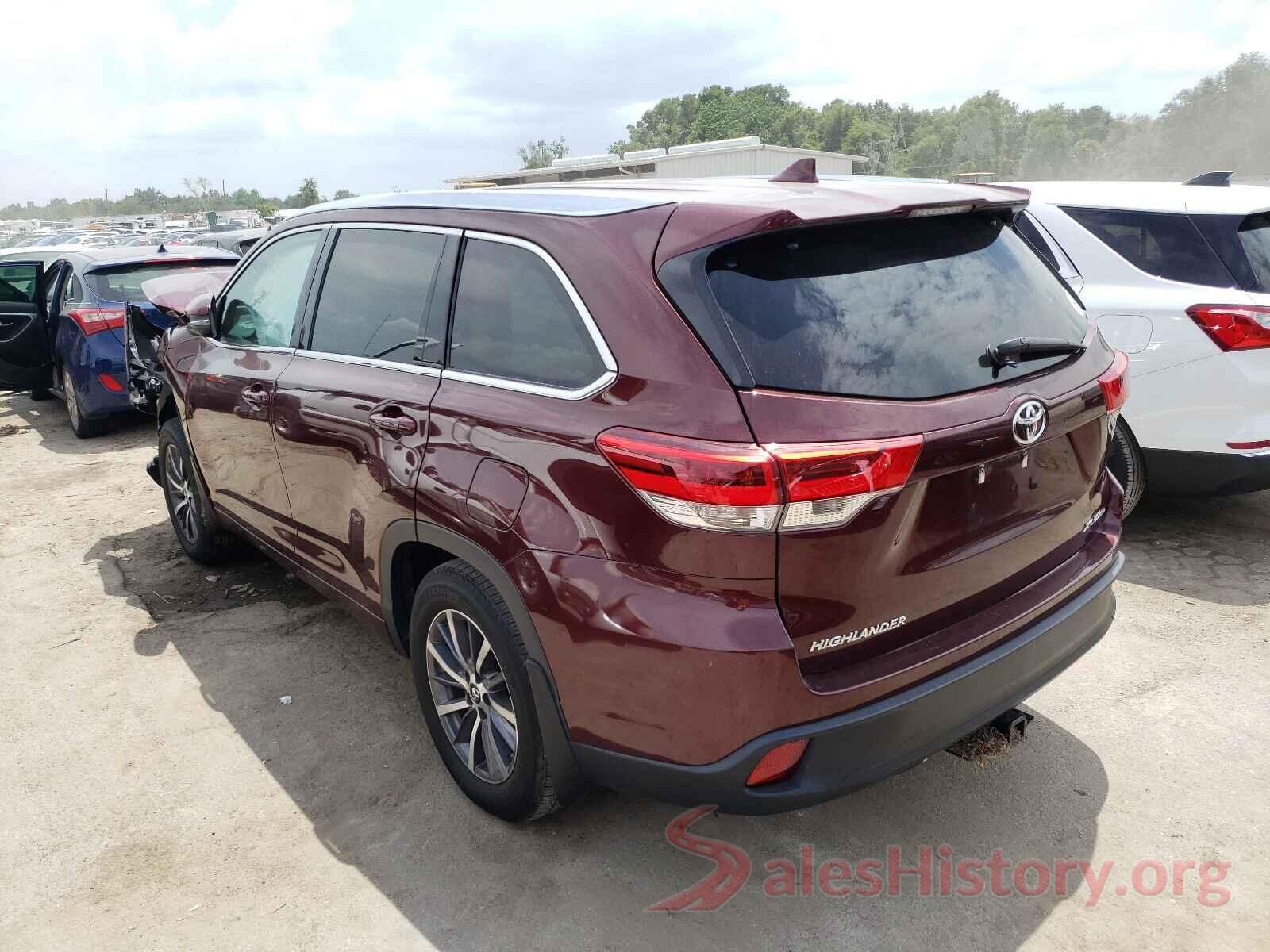 5TDJZRFH6HS421290 2017 TOYOTA HIGHLANDER