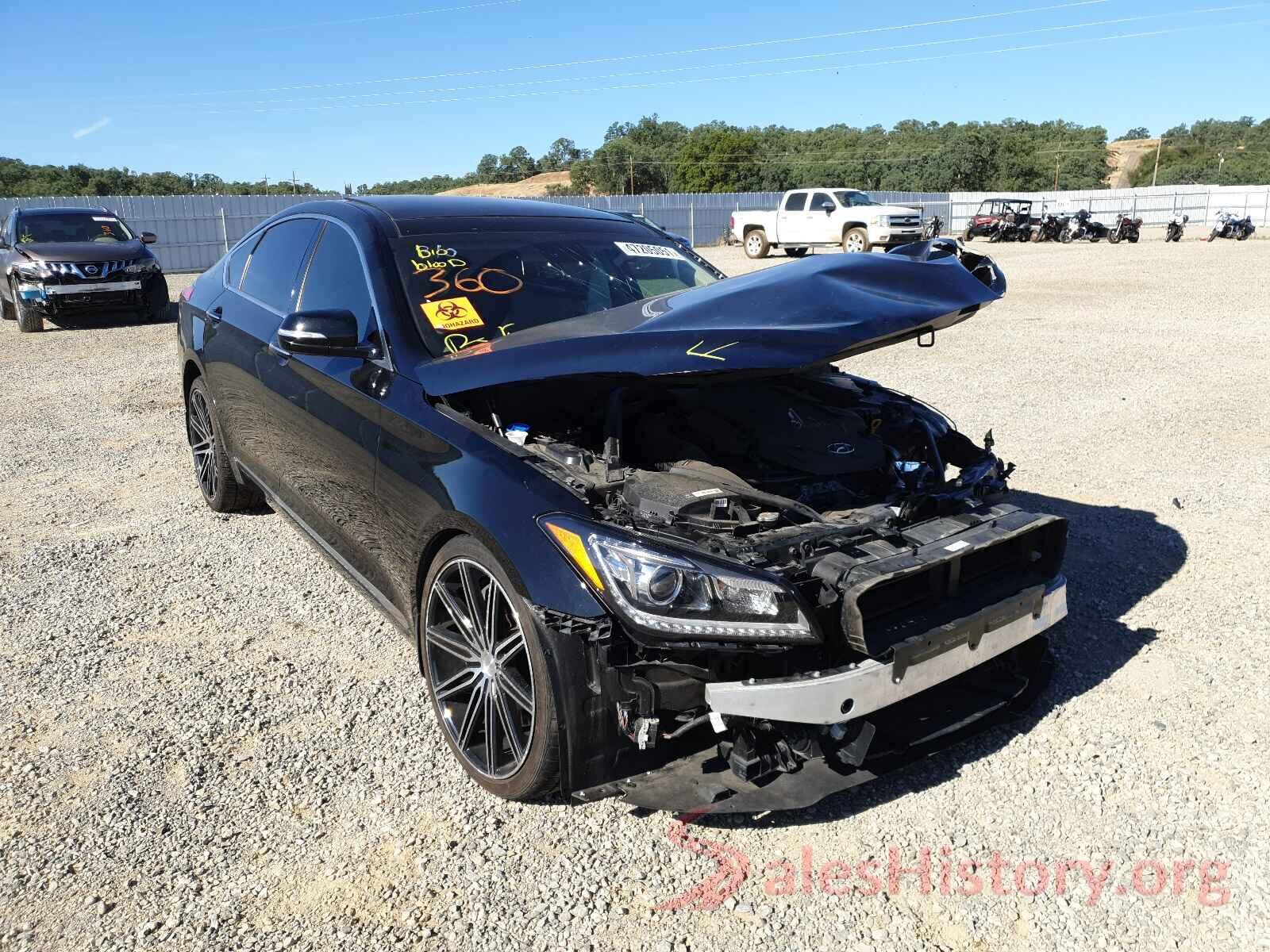 KMHGN4JE5GU119632 2016 HYUNDAI GENESIS